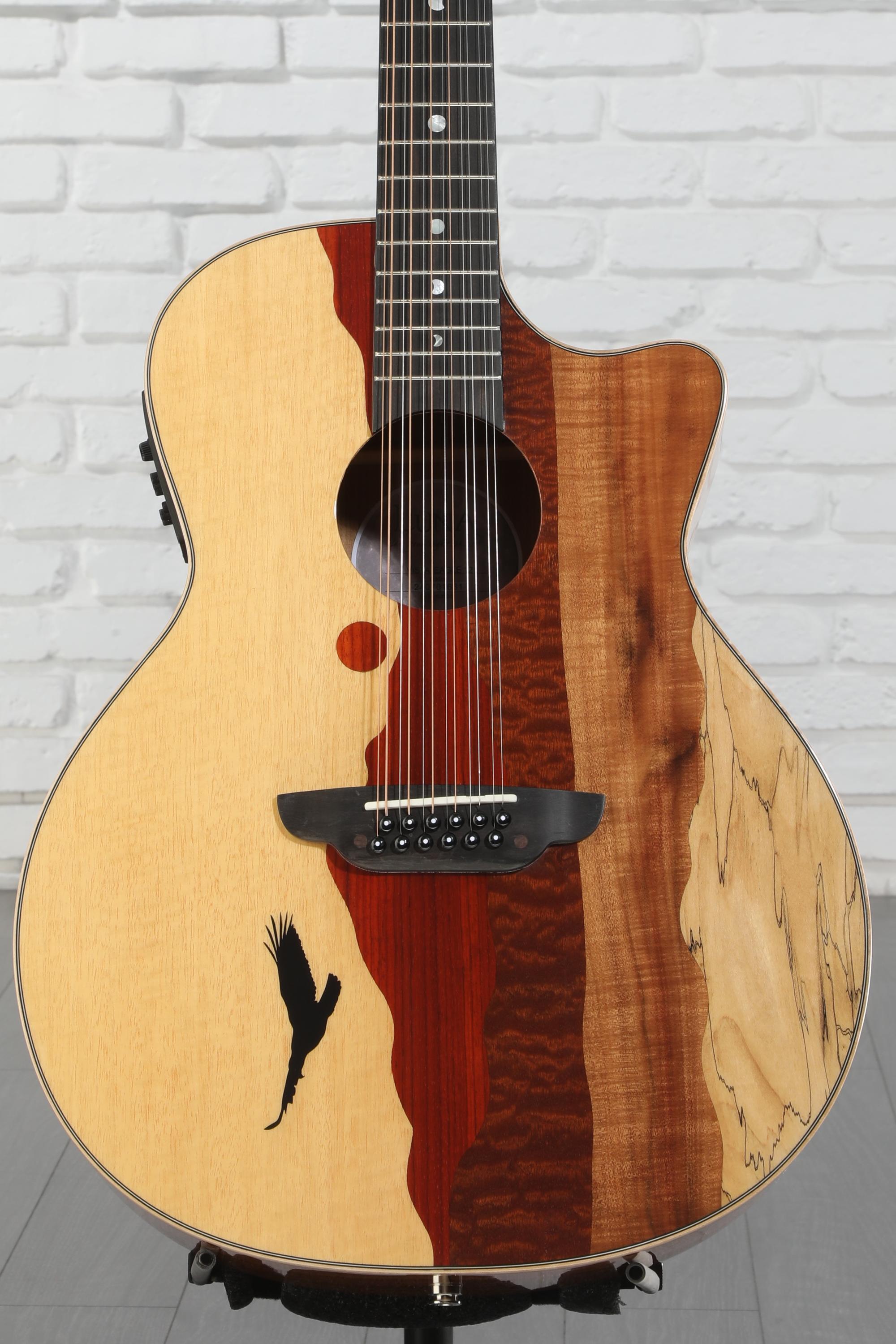Luna Vista Eagle 12-string Acoustic-electric Guitar - Gloss