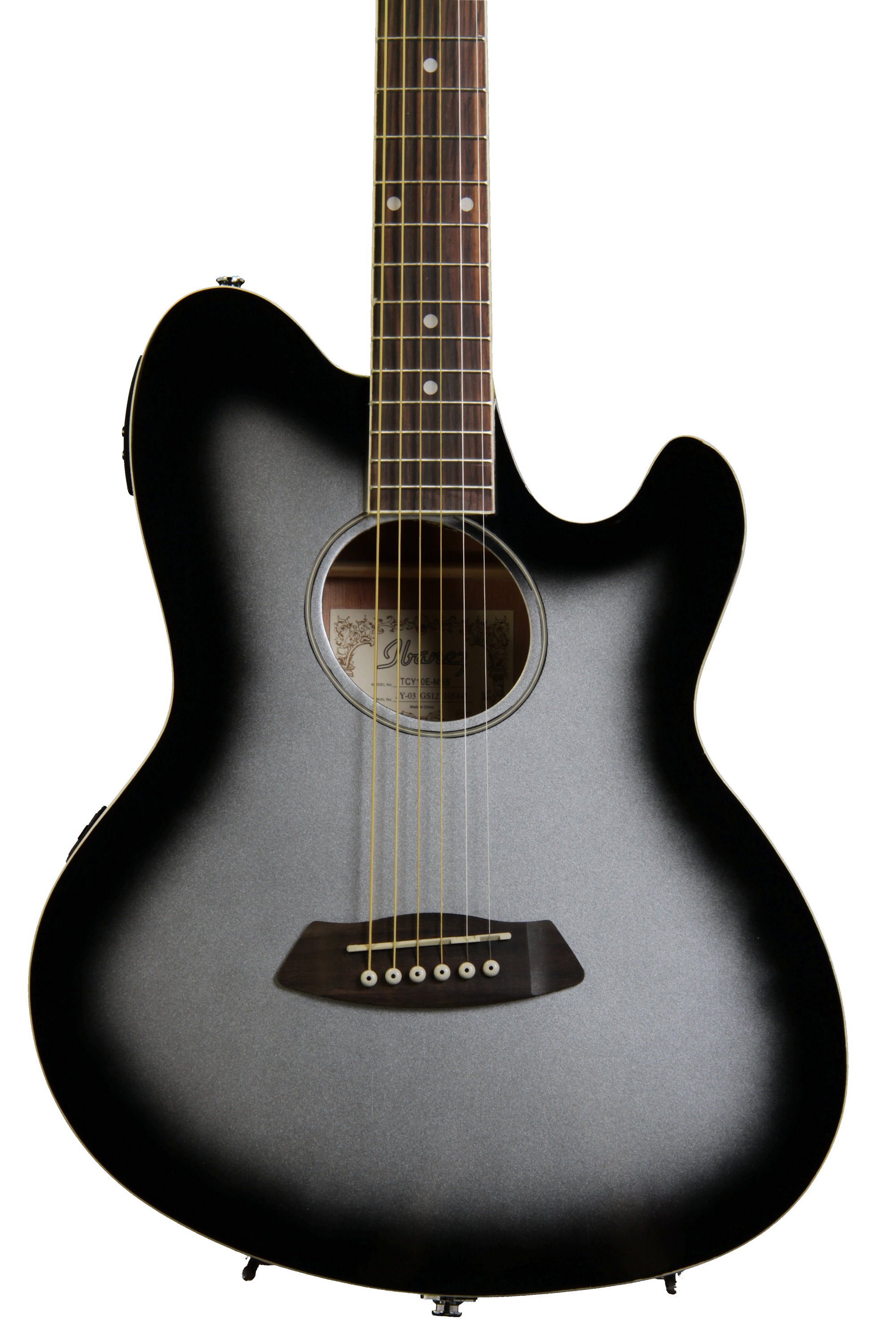 Ibanez Talman TCY10 - Metallic Silver Sunburst | Sweetwater