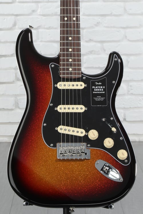 Fender Player II Stratocaster Electric Guitar - Limited-edition Sparkle 3-color Sunburst