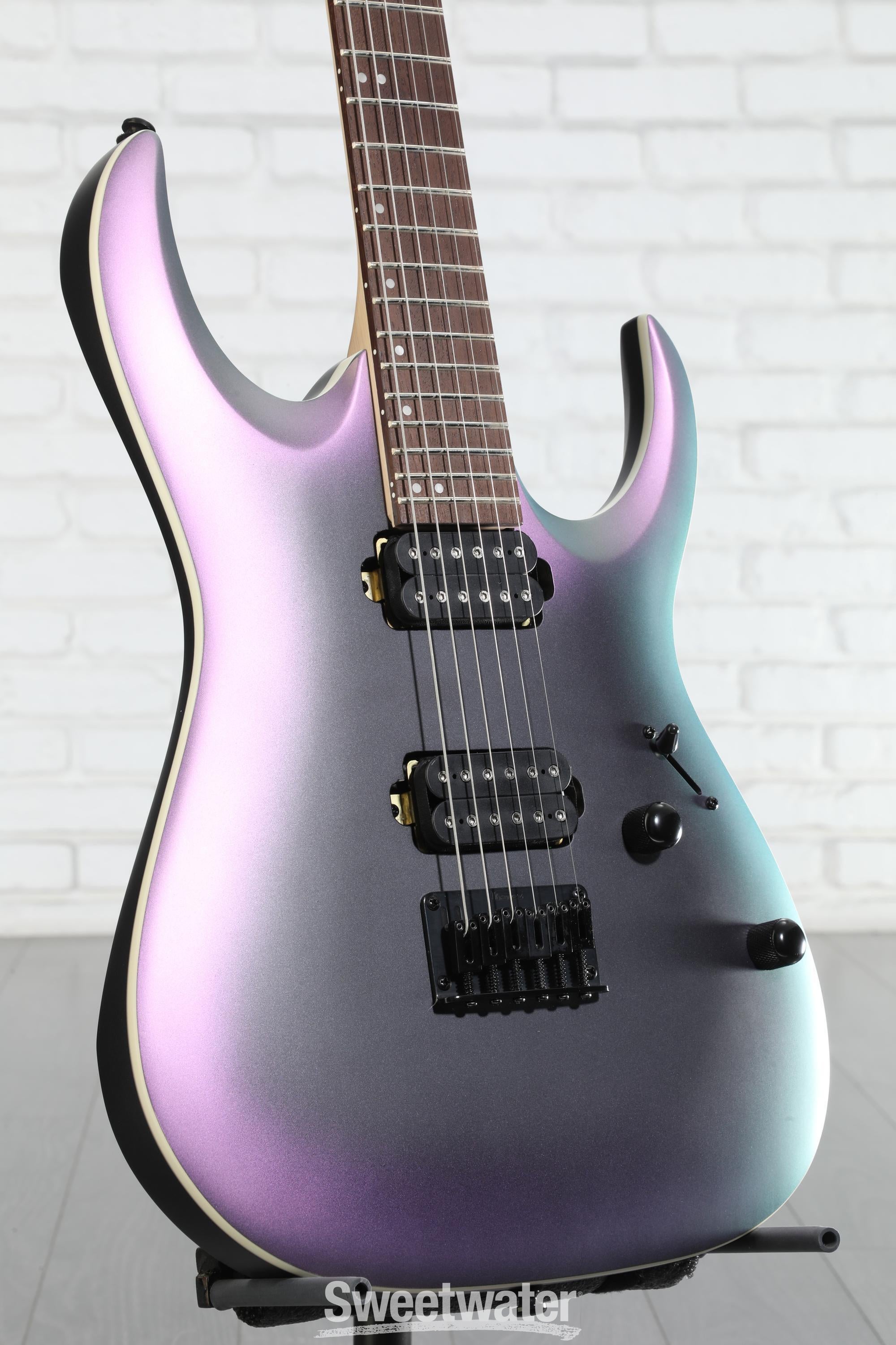 Ibanez Standard RGA42EX Electric Guitar - Black Aurora Burst Matte