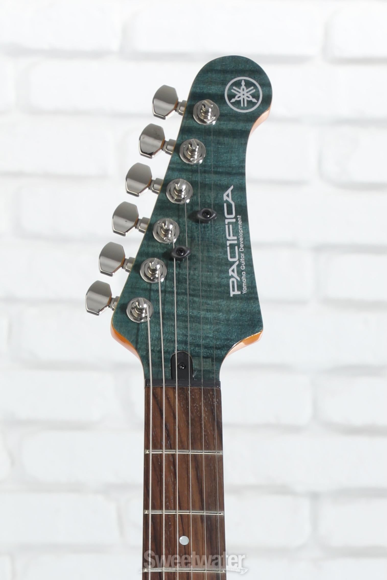 Yamaha Pacifica PAC612VIIFM Electric Guitar - Indigo Blue | Sweetwater