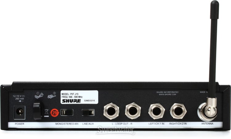 Shure PSM300 P3TRA215CL Wireless In-ear Monitor System - J13 Band