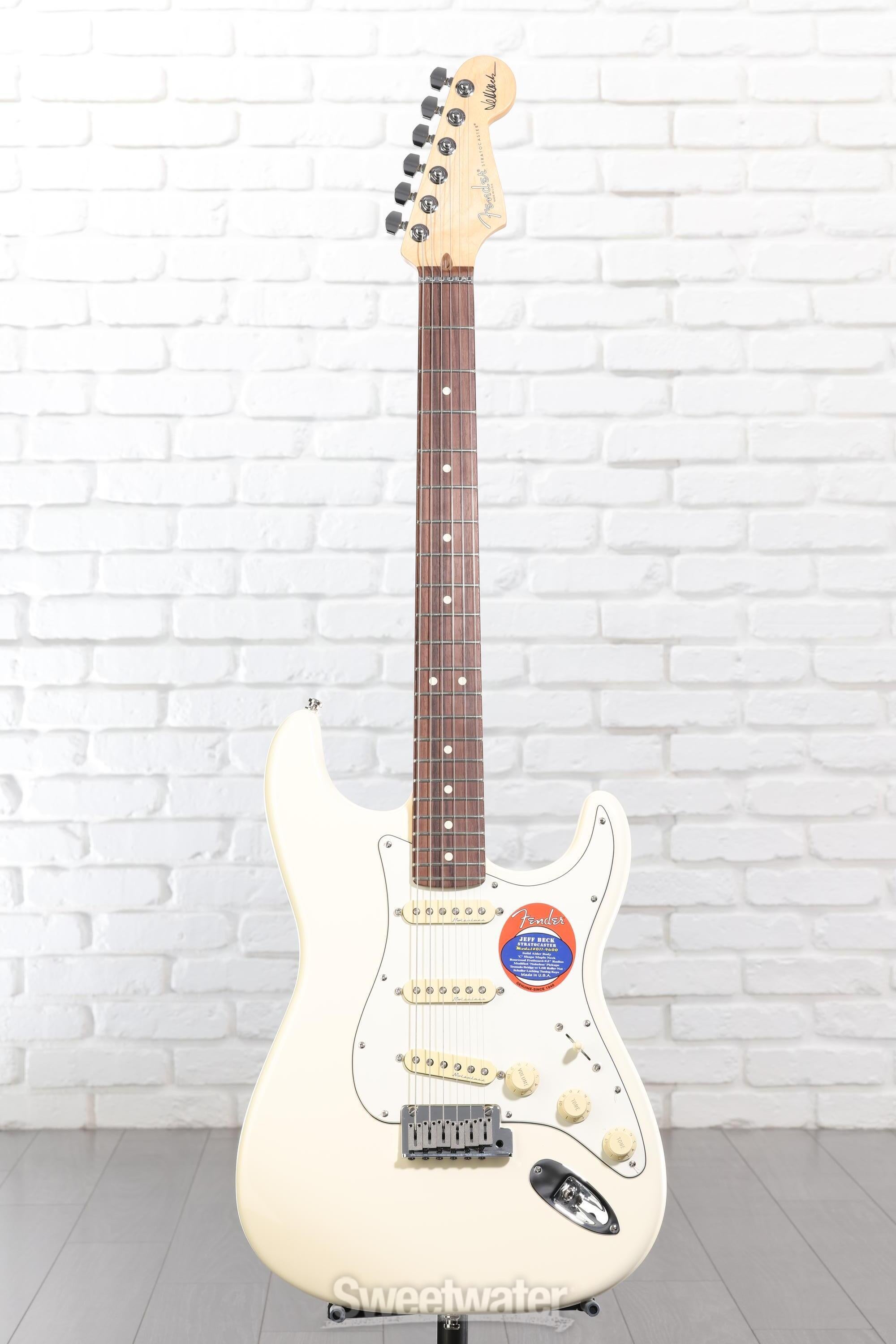 Fender Jeff Beck Stratocaster - Olympic White with Rosewood