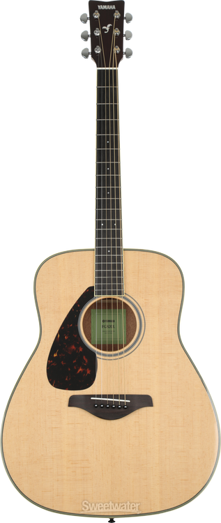 Yamaha FG820 Dreadnought Left-handed Acoustic Guitar - Natural