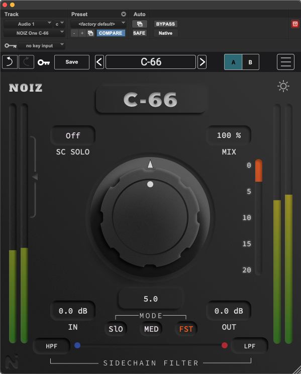 Photo of KIT Plugins NOIZ One C-66 Compressor Plug-in