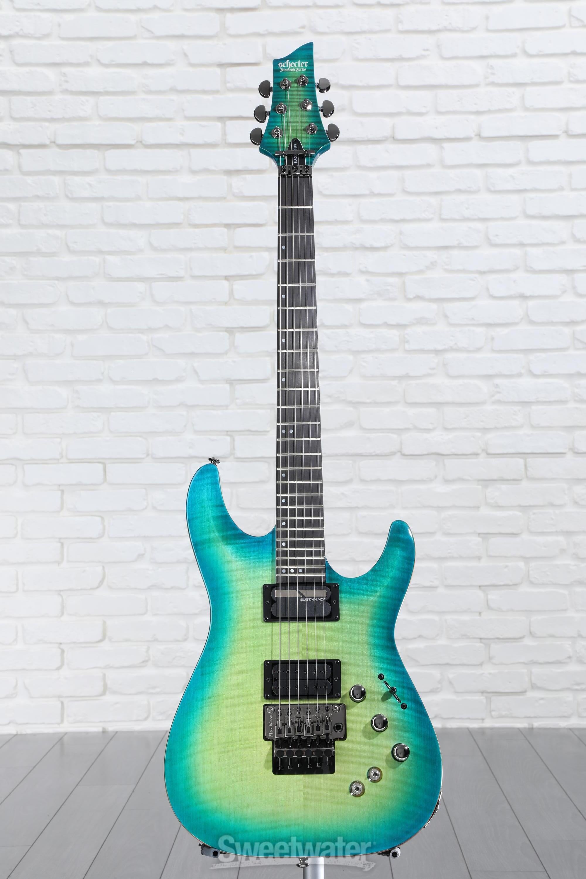 Schecter BlackJack SLS C-1 FR-S Electric Guitar - Aquaburst - Sweetwater  Exclusive