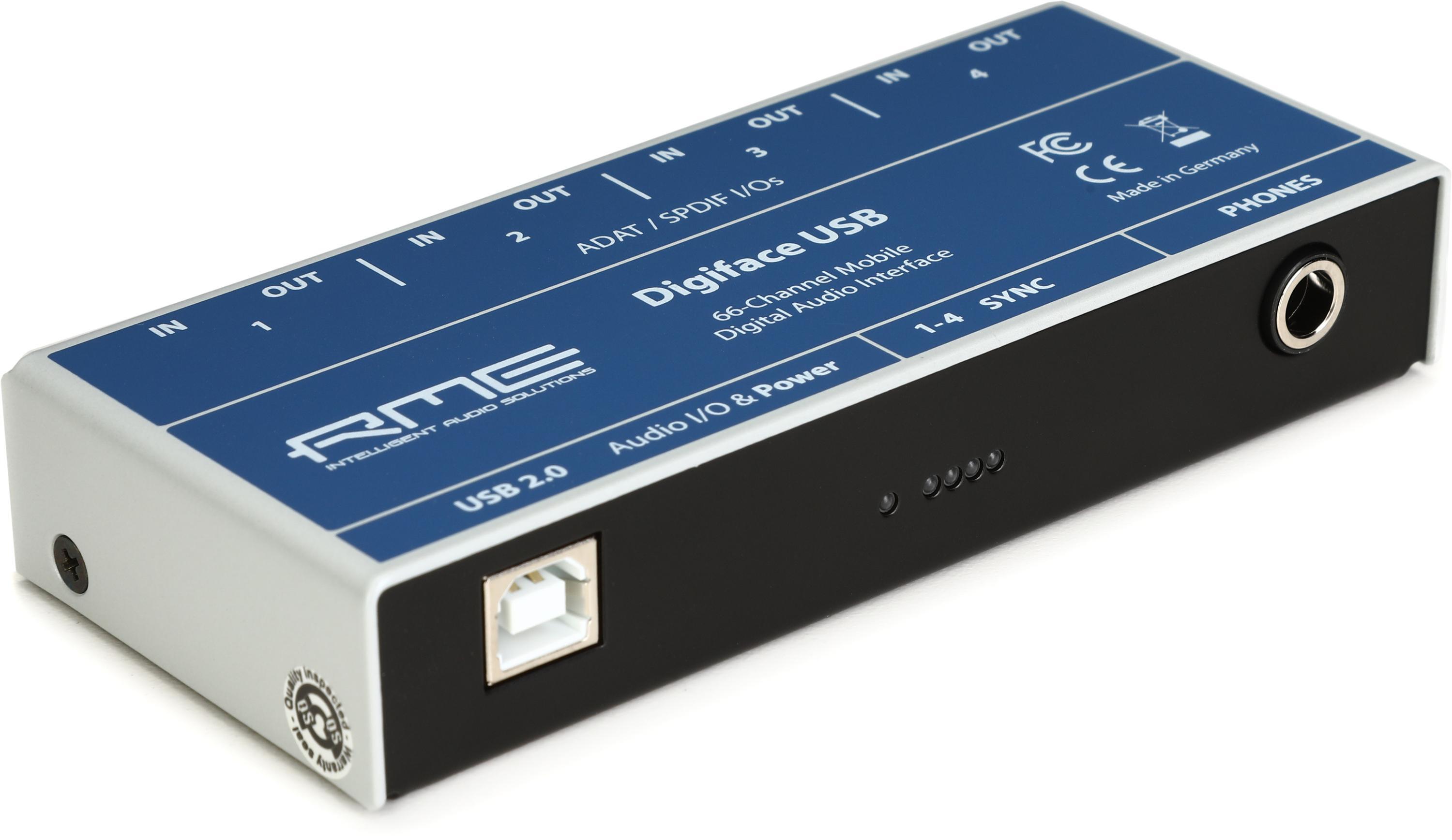 Interface　Audio　USB　Digital　Portable　Sweetwater　RME　Digiface
