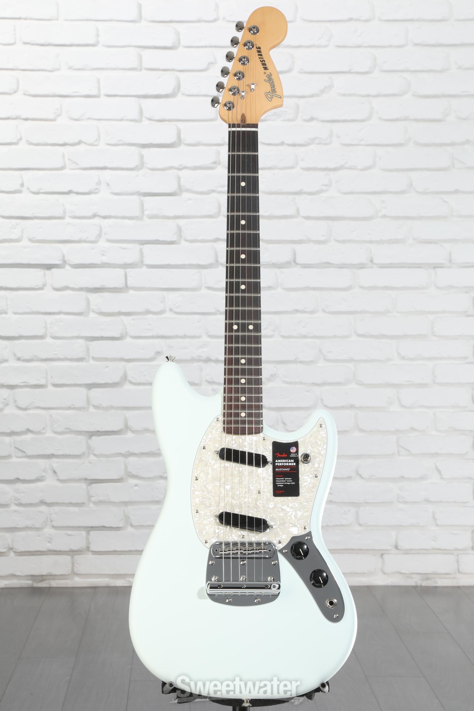 Fender American Performer Mustang - Satin Sonic Blue with