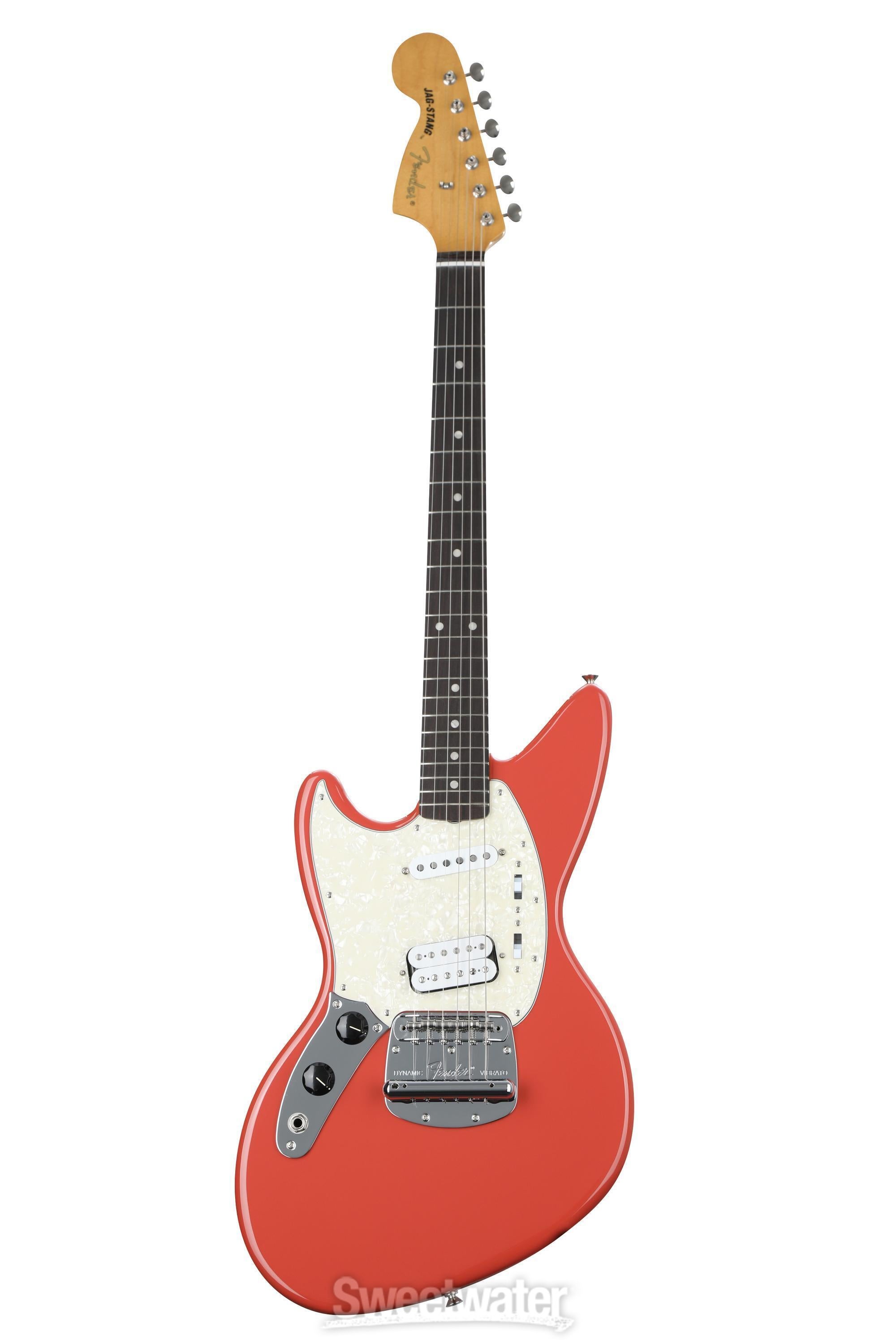 Fender Kurt Cobain Jag-Stang Left-handed Electric Guitar - Fiesta