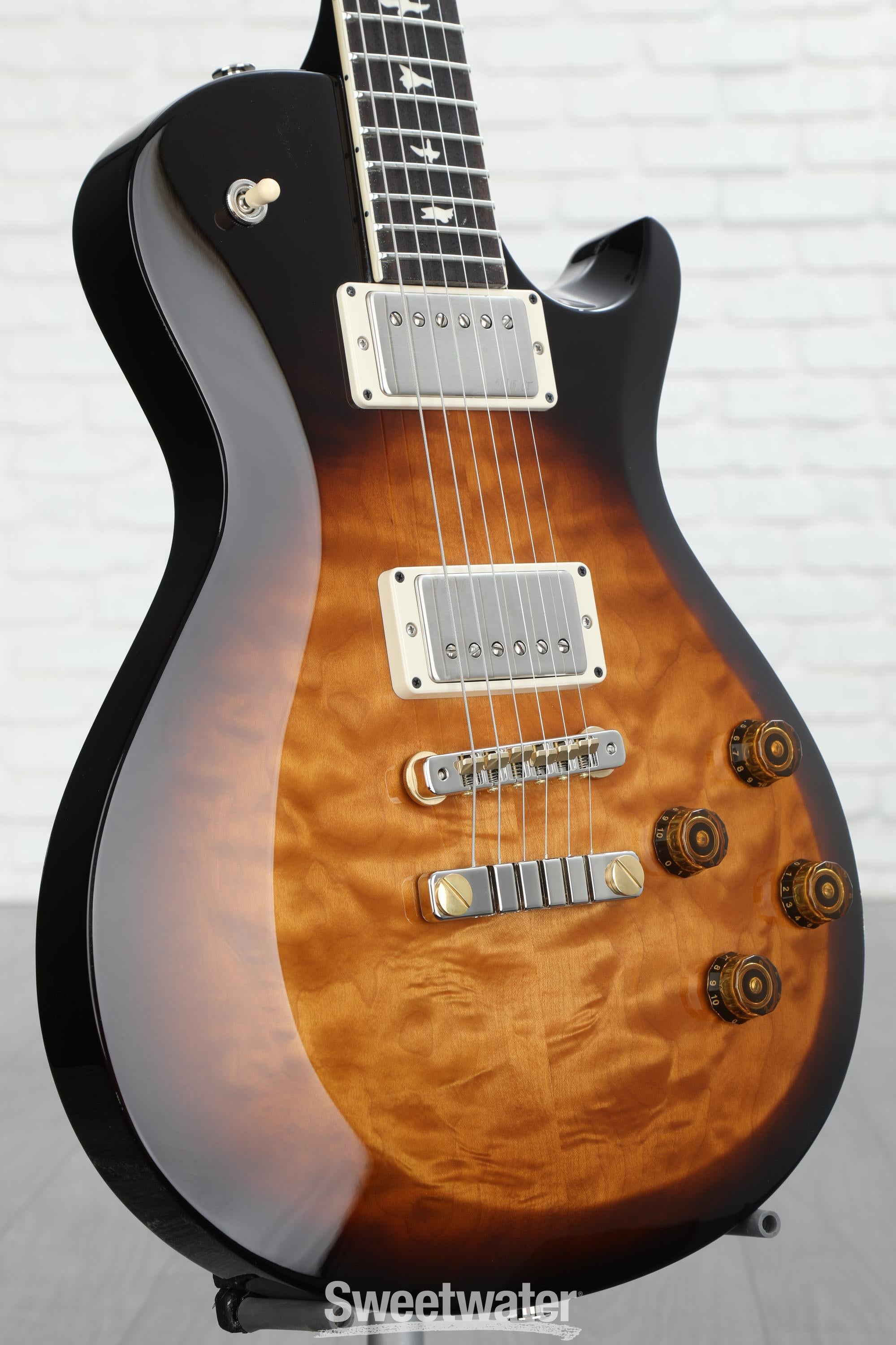 PRS S2 McCarty 594 Singlecut Quilt Electric Guitar - Honey