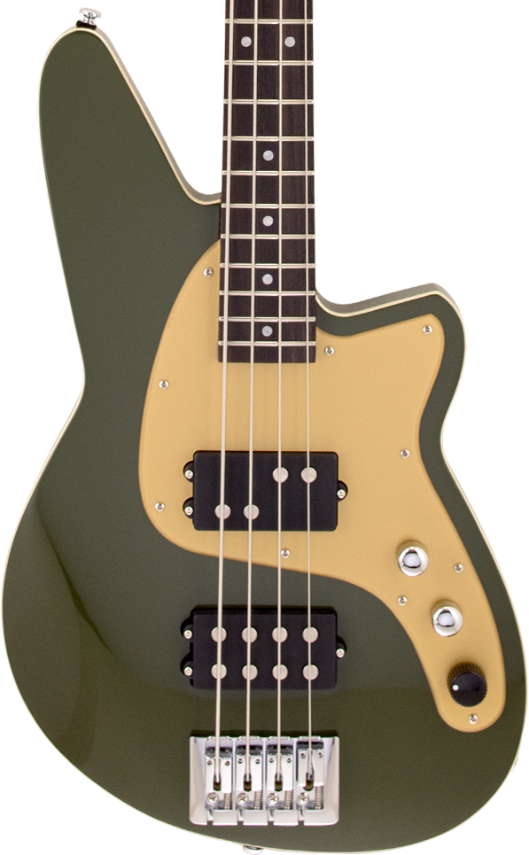 Reverend Mercalli 4 Electric Bass Guitar - Army Green