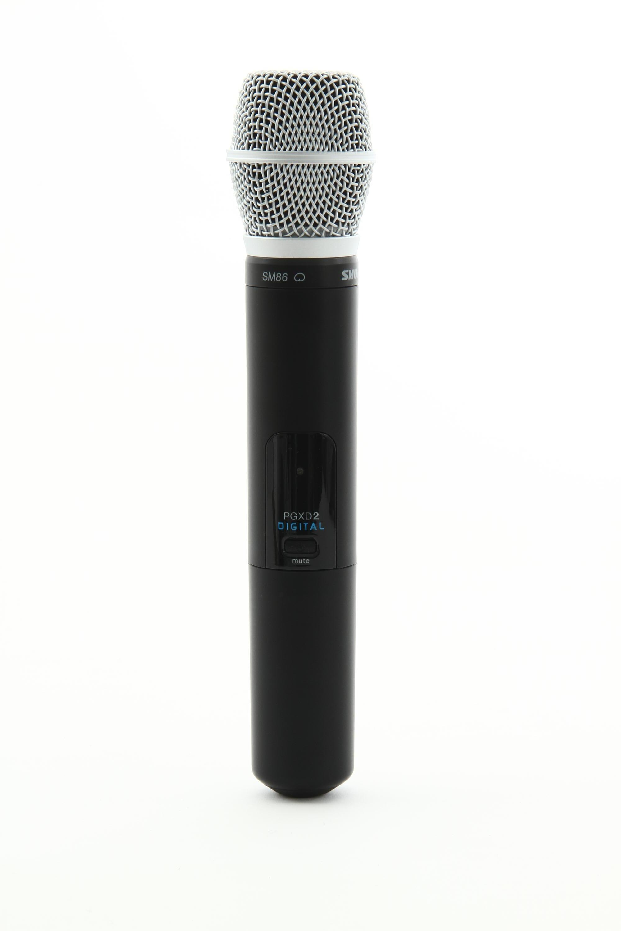 Shure PGXD2 SM86 Wireless Handheld Microphone Transmitter Sweetwater