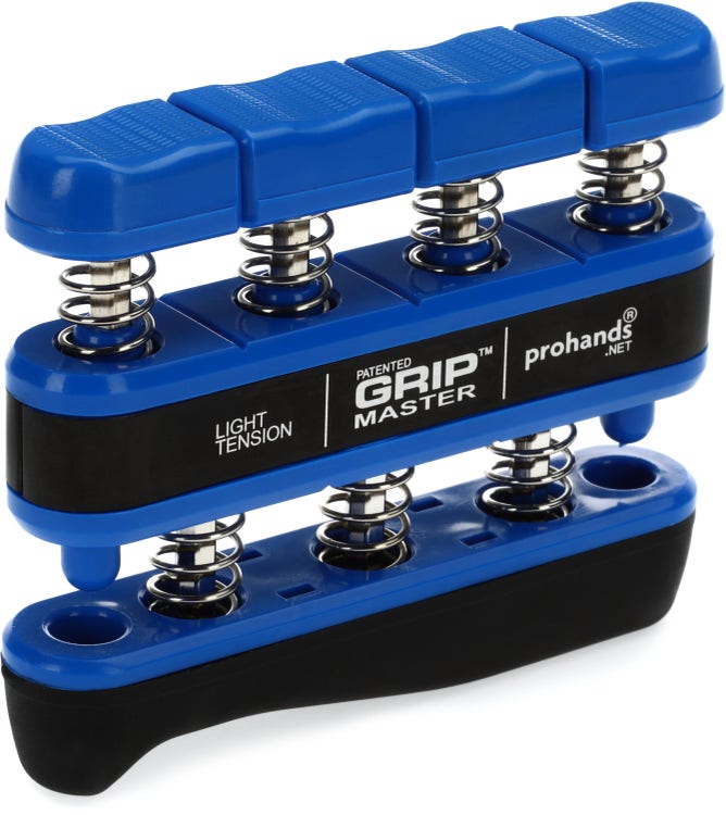 ProHands Gripmaster Hand Exerciser Blue (Light Tension) Sweetwater