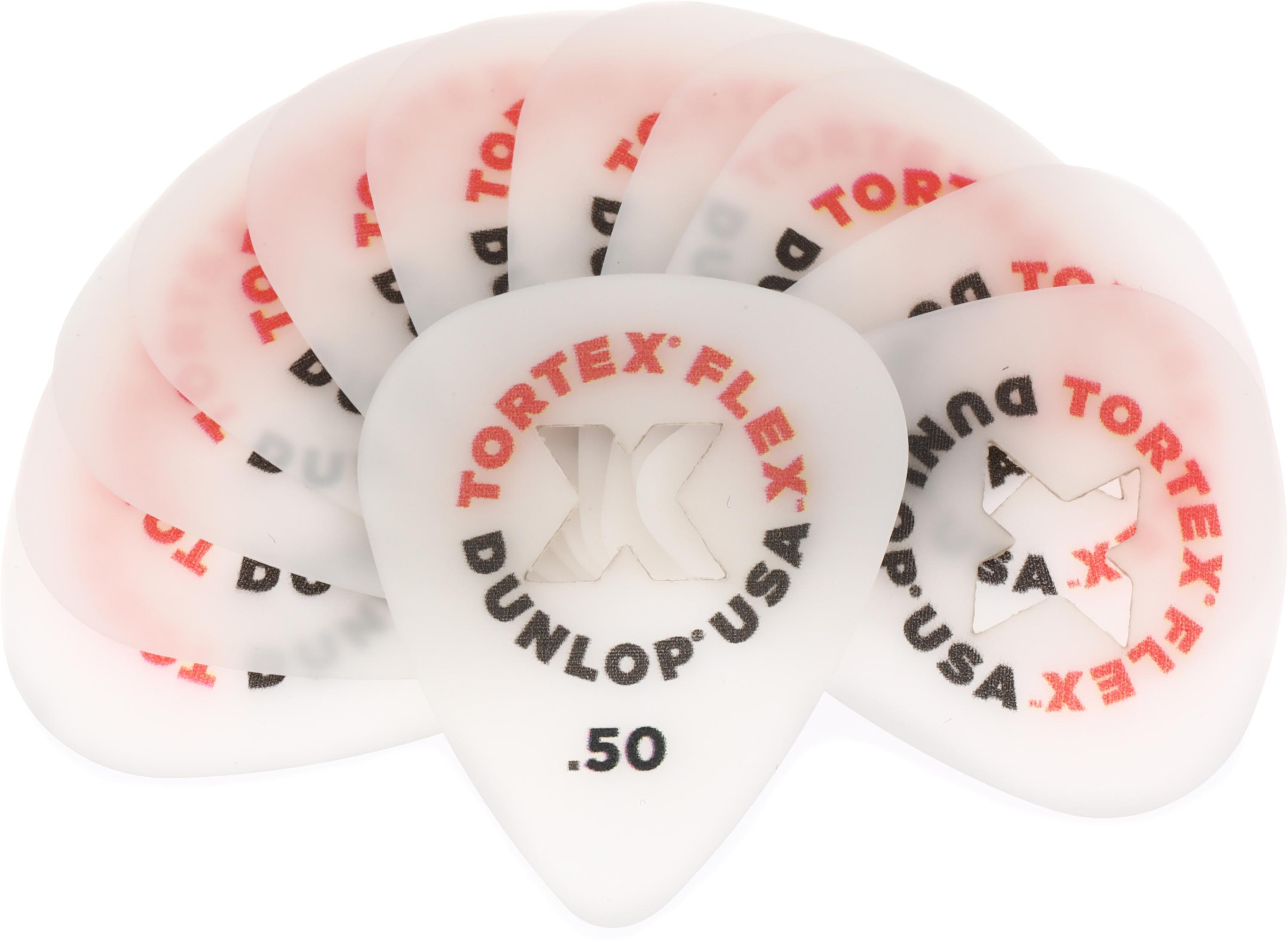 Dunlop Tortex Flex X Guitar Picks - .50mm, 12-pack | Sweetwater