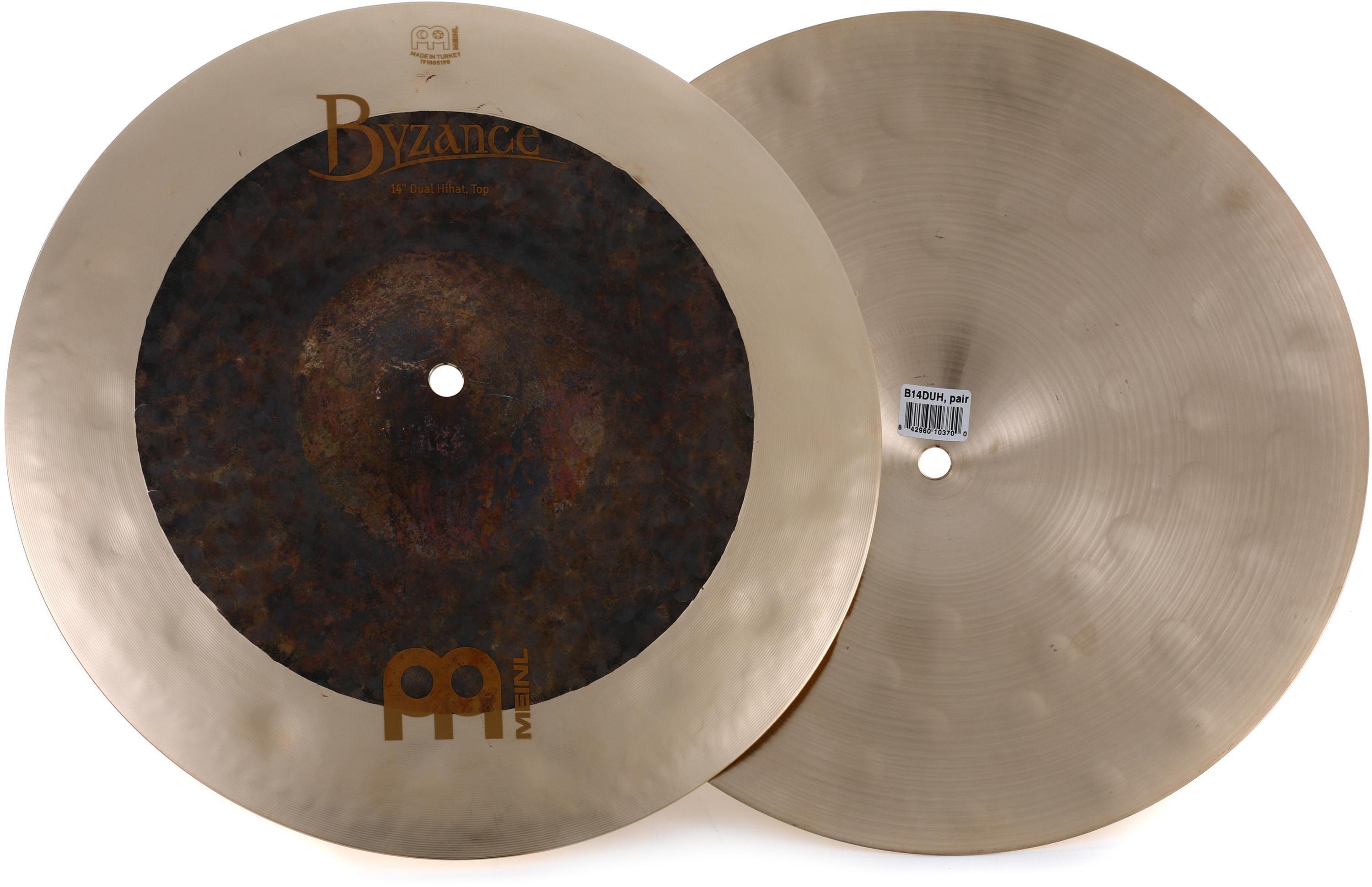 Meinl Cymbals 14 inch Byzance Dual Hi-hat Cymbals
