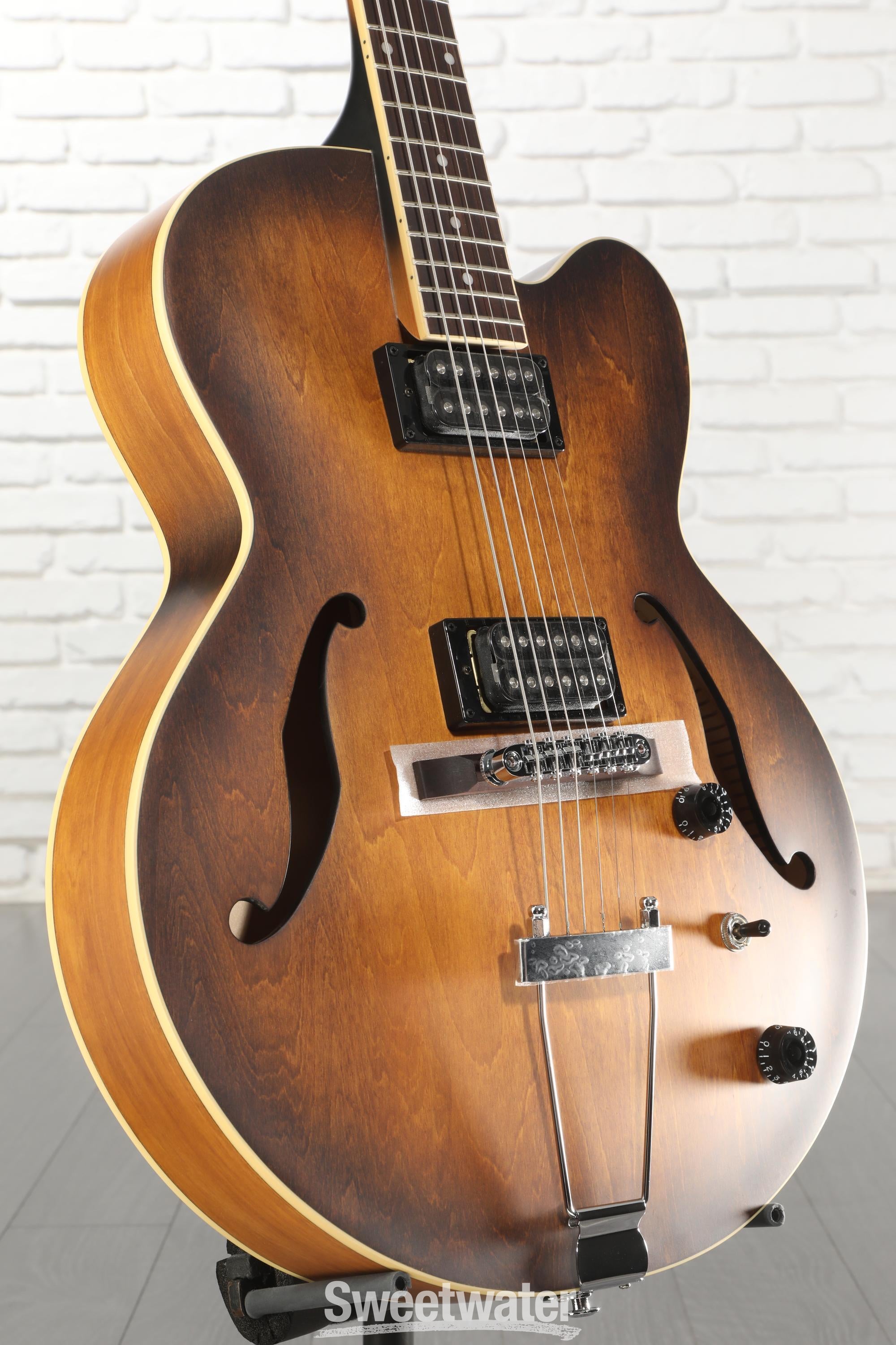 Photo of Ibanez Artcore AF55 Hollowbody Electric Guitar - Tobacco Flat
