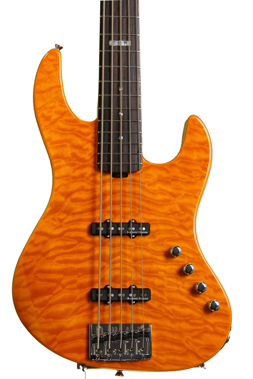 ESP E-II J5 QM Bass - Amber