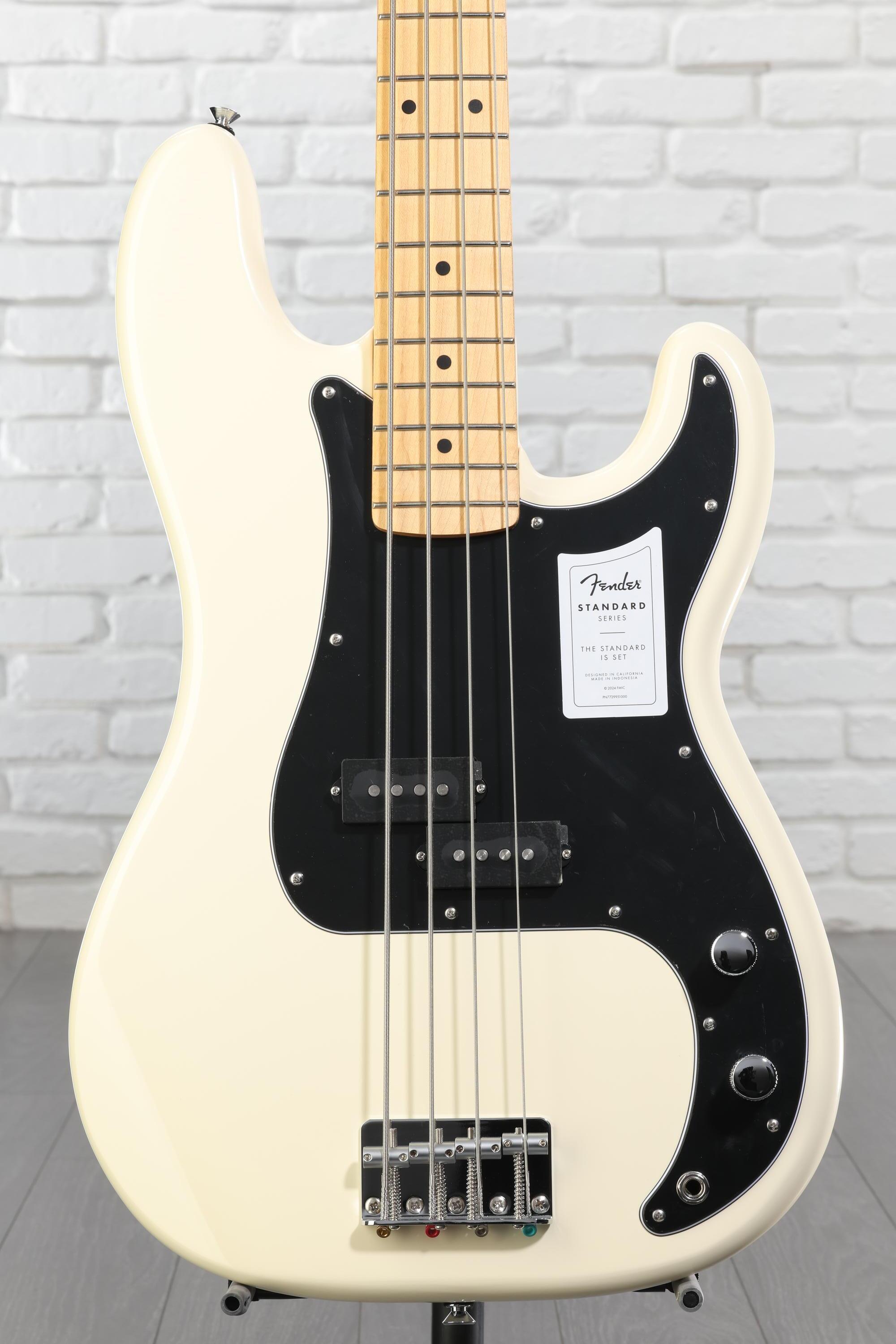 Fender Precision Bass ホワイト Fender Standard Precision Bass - Olympic White | Sweetwater