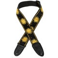 Photo of Levy's MPJG '60s Sun Polyester Guitar Strap - Black/Yellow