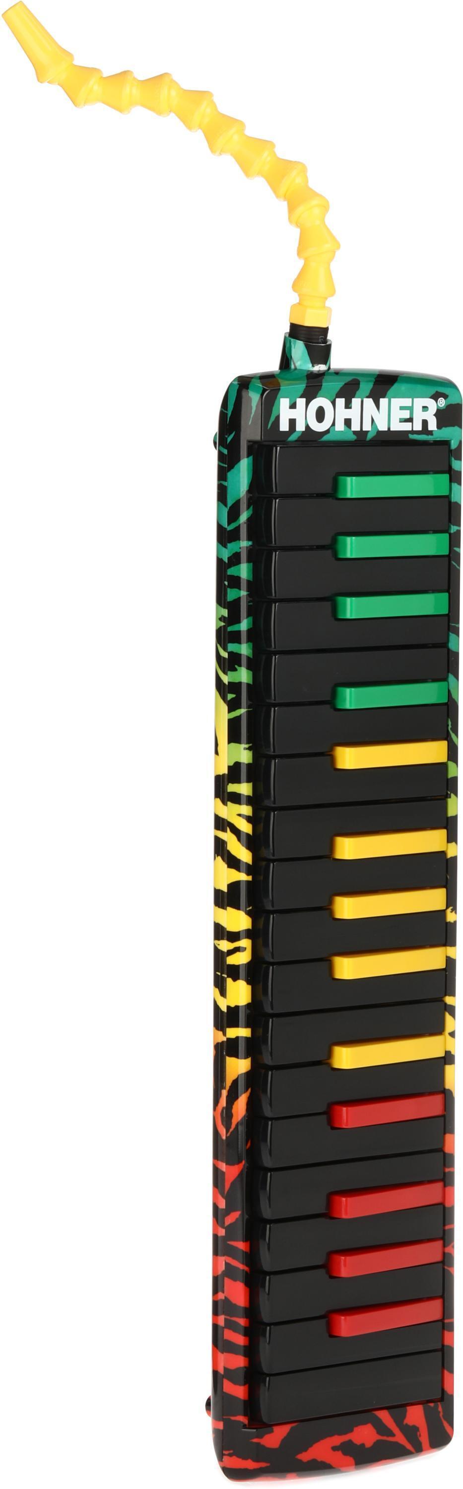 Hohner Airboard 32key Melodica Rasta Print Sweetwater