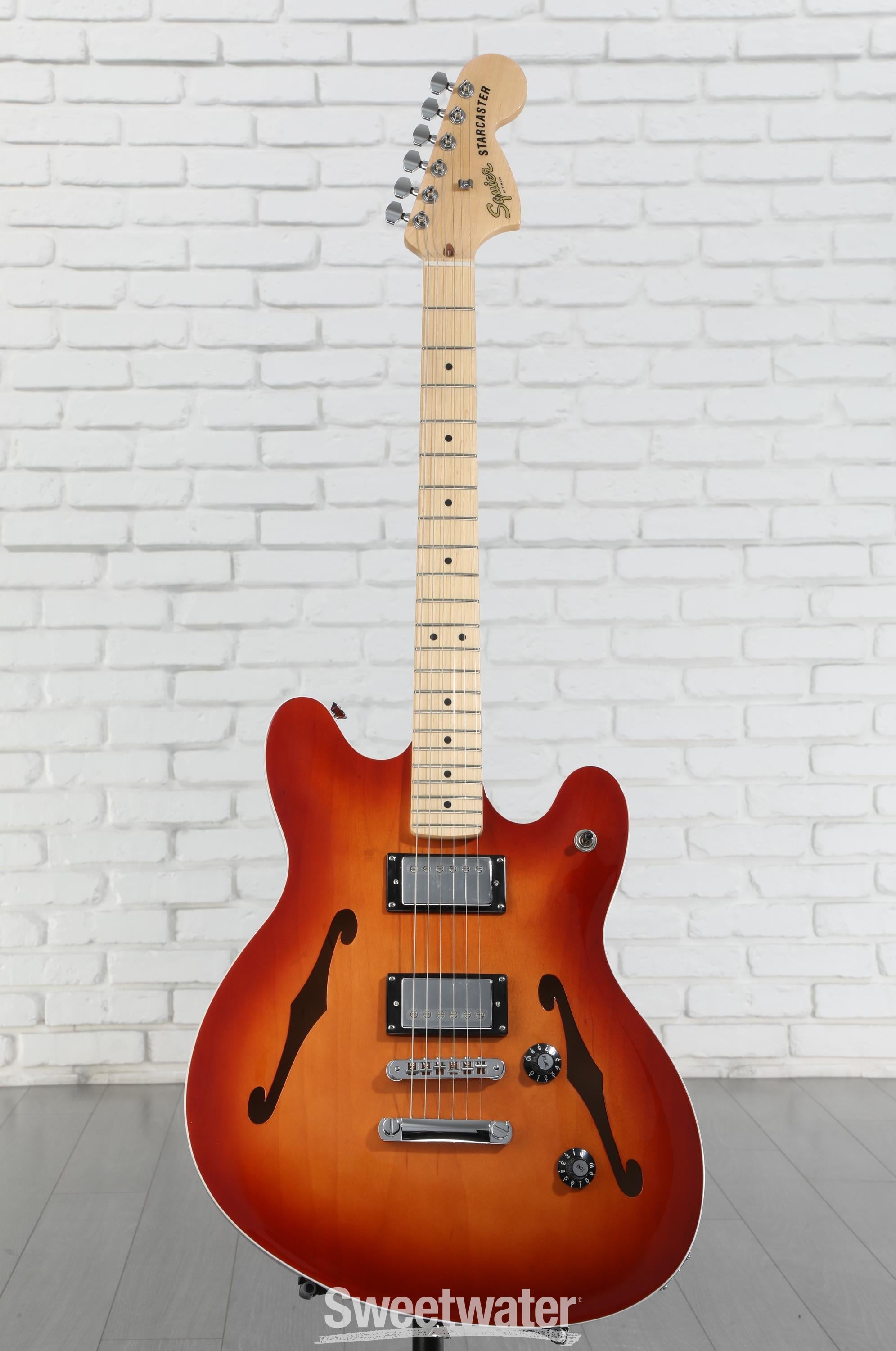 Affinity Series Starcaster アルダーボディ激鳴り美品 Squier Affinity Series Starcaster Deluxe Semi-hollowbody