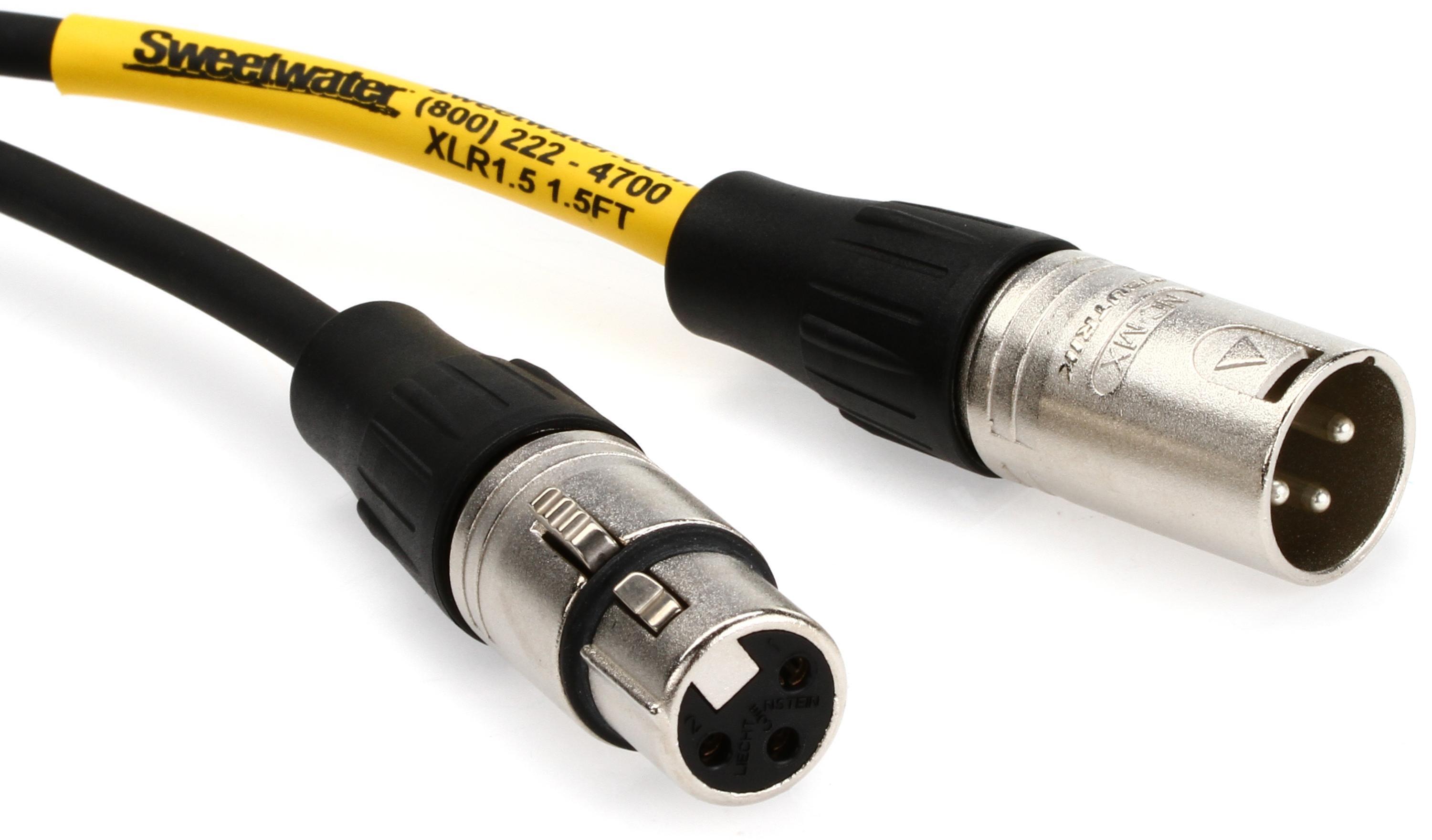 Balanced Cables: XLR to XLR - Sweetwater