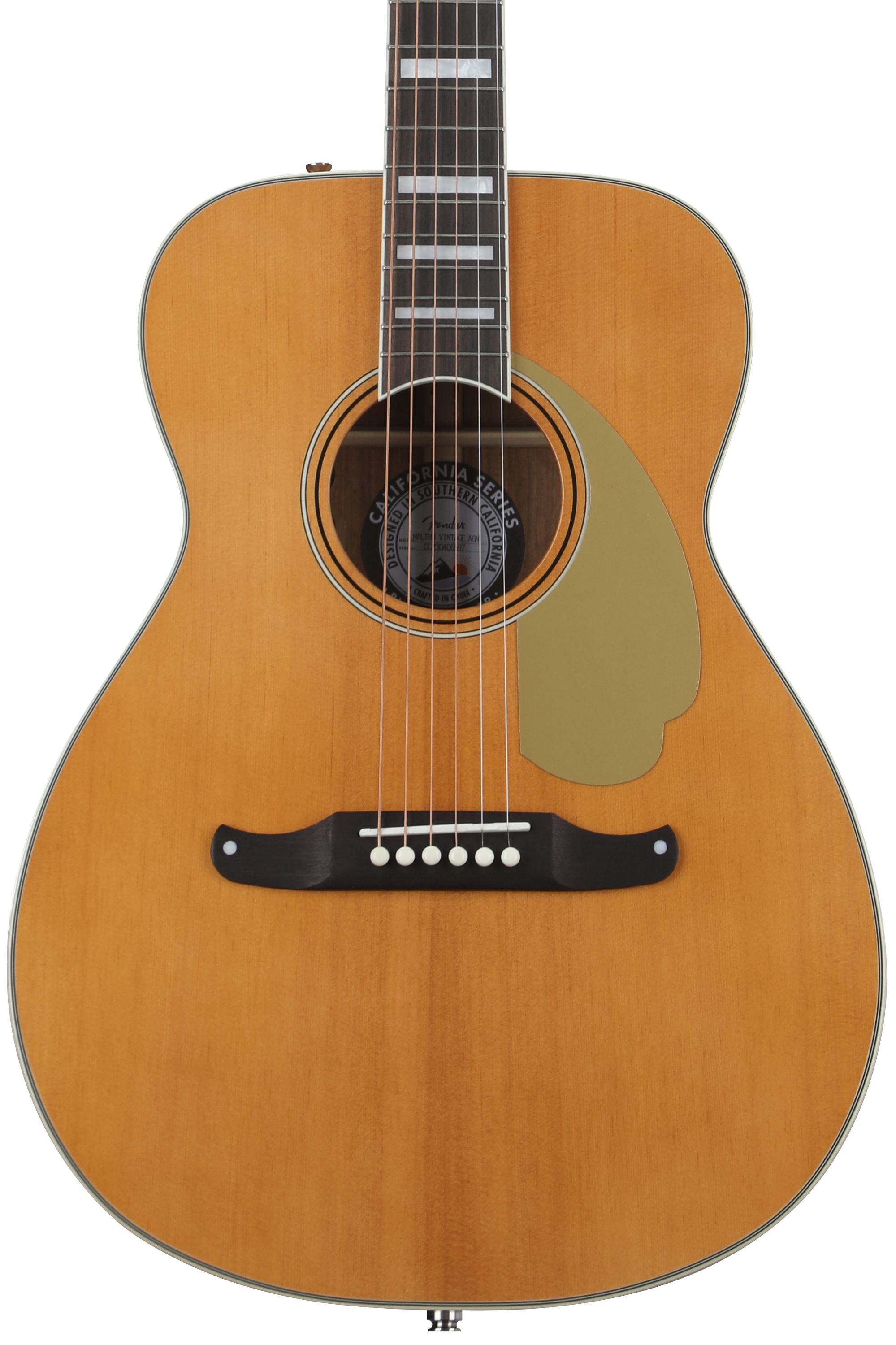 Fender California Vintage Malibu Acoustic-electric Guitar - Aged