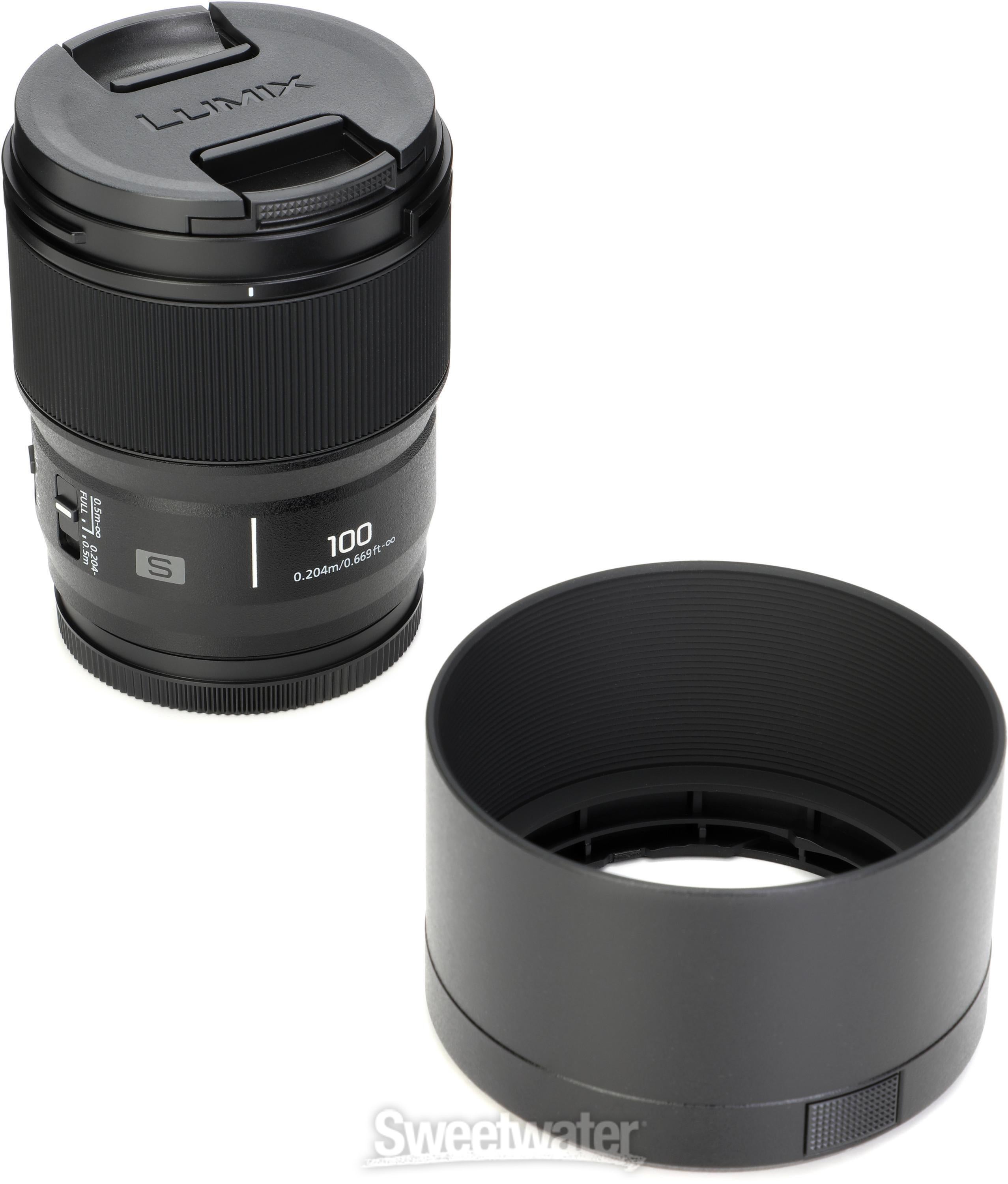 Panasonic S-E100 Lumix S 100mm F2.8 Macro Lens | Sweetwater