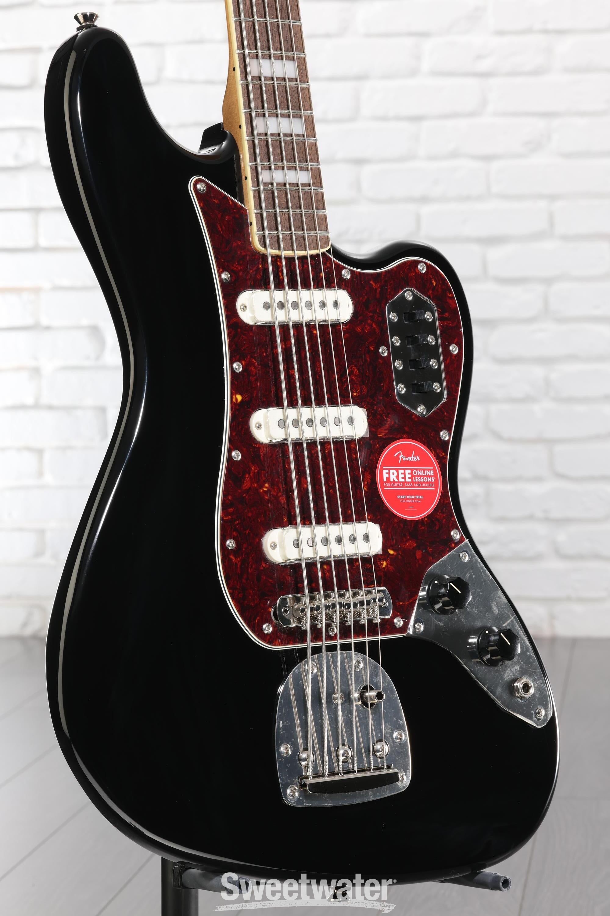 Photo of Squier Classic Vibe Bass VI Guitar - Black