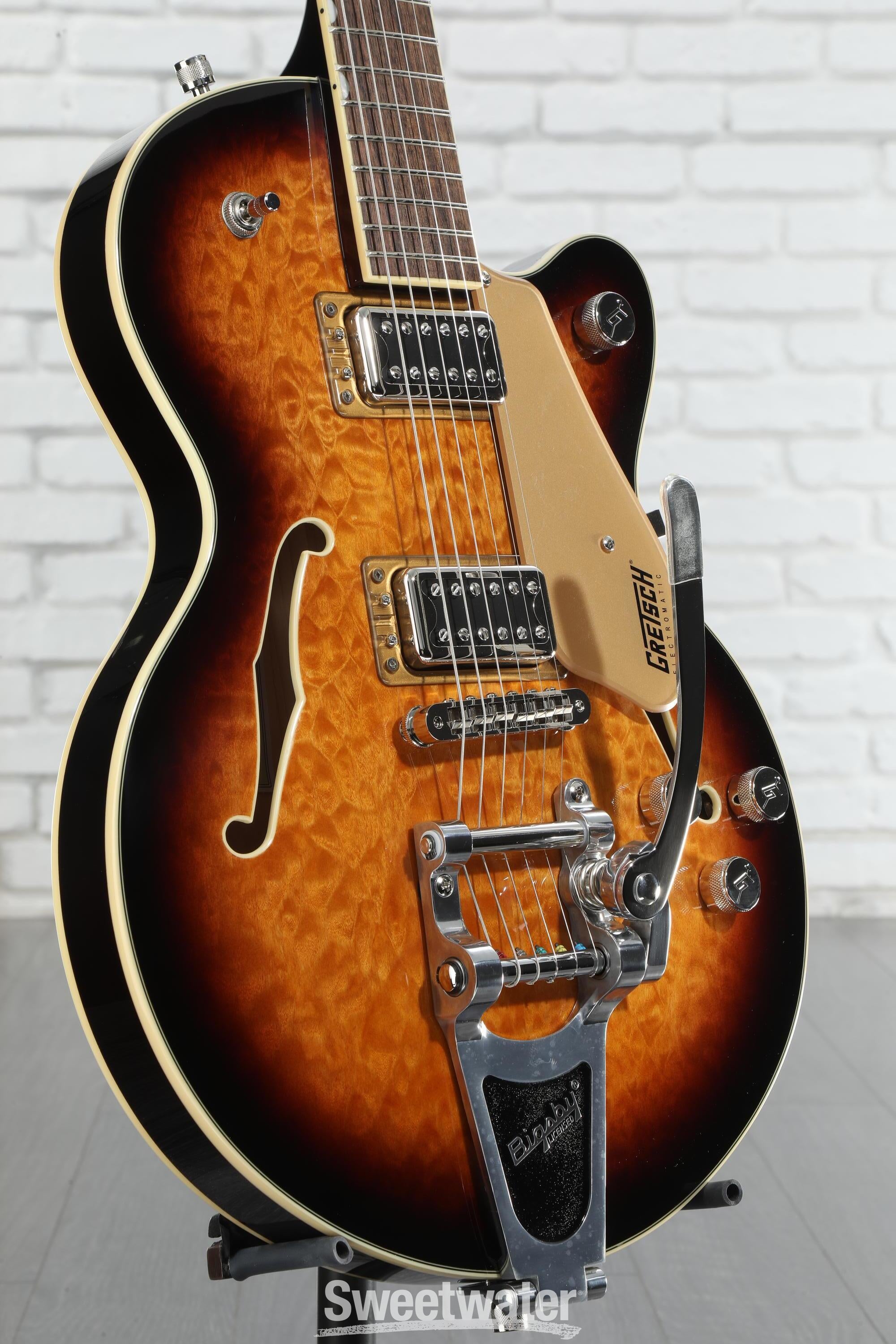 Gretsch G5655T-QM Electromatic Center Block Jr. Quilt Semi