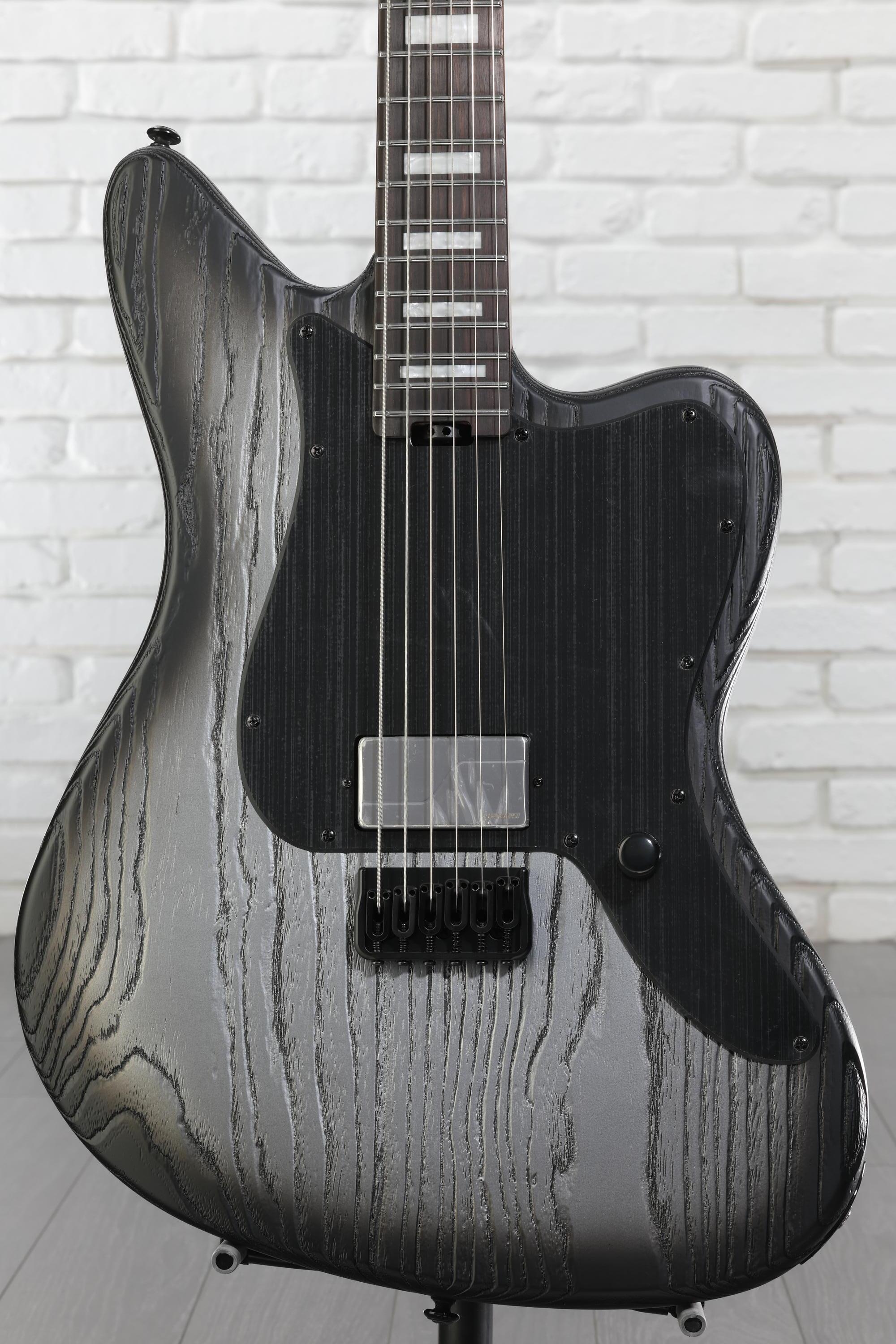 ESP LTD XJ-1B Baritone Electric Guitar - Silver Blast | Sweetwater