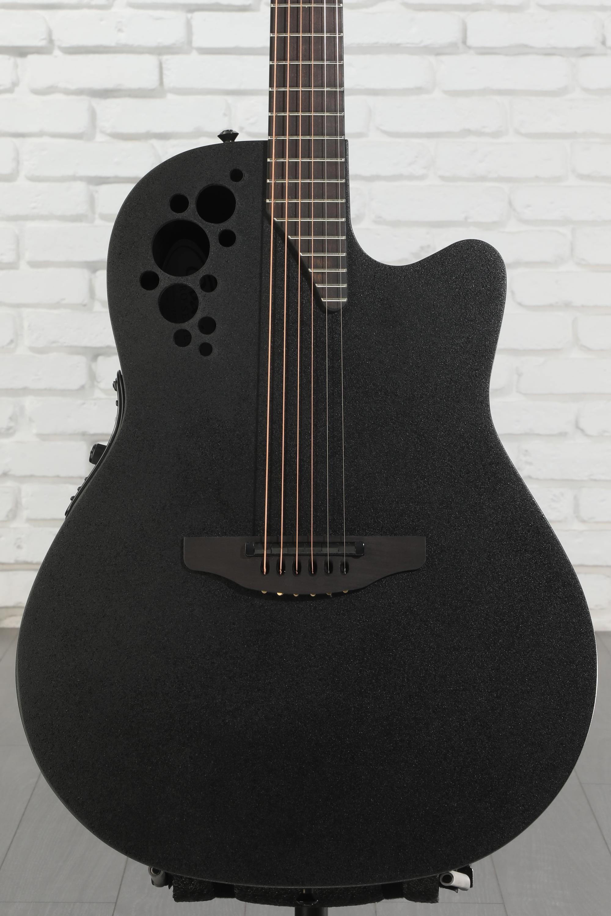上位機種　Ovation American LX Custom Elite Ovation American LX Custom Elite Super Shallow Black | The Music Zoo
