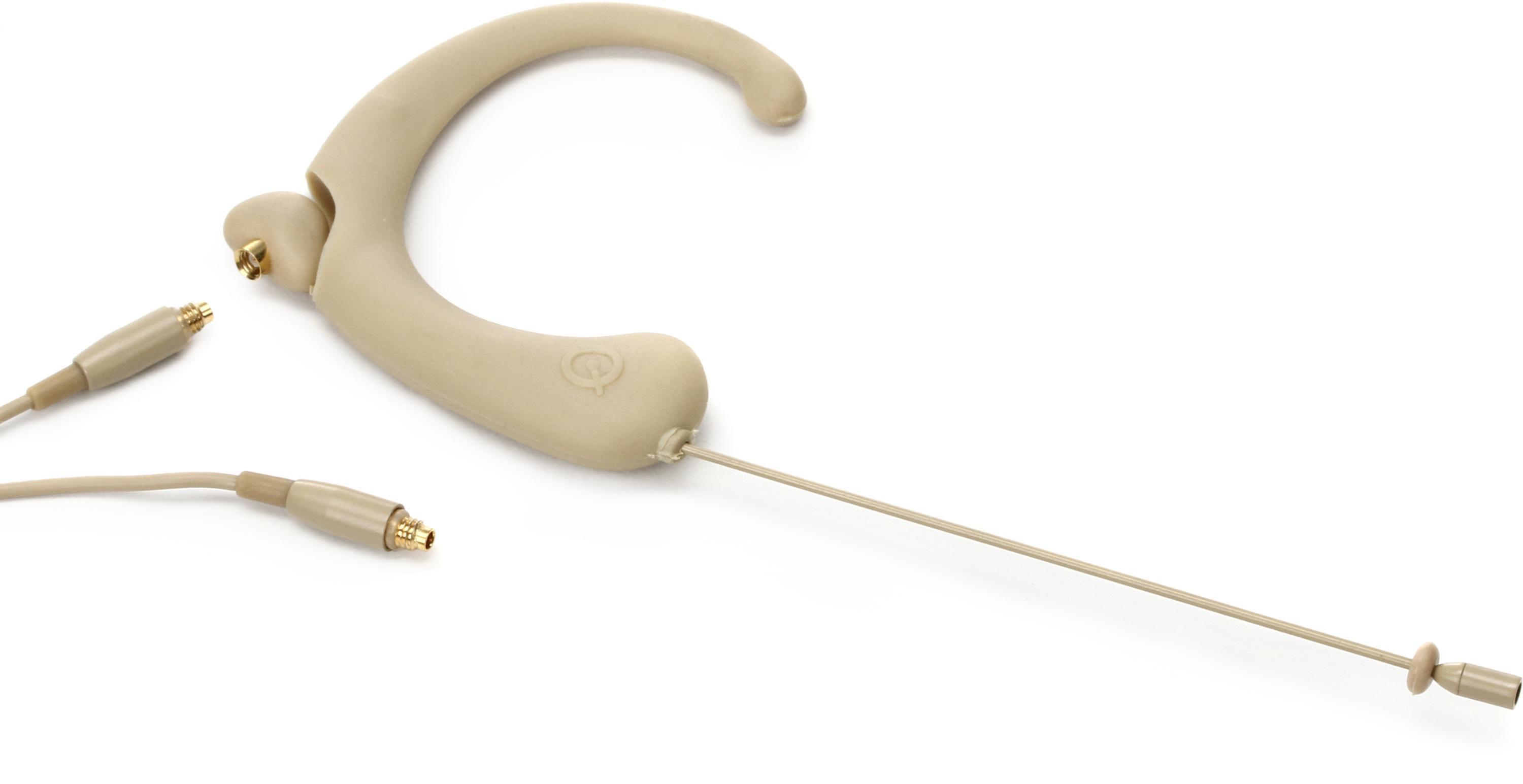 Photo of Que Audio DA12 DE Omnidirectional Earset Microphone - Petite, Beige
