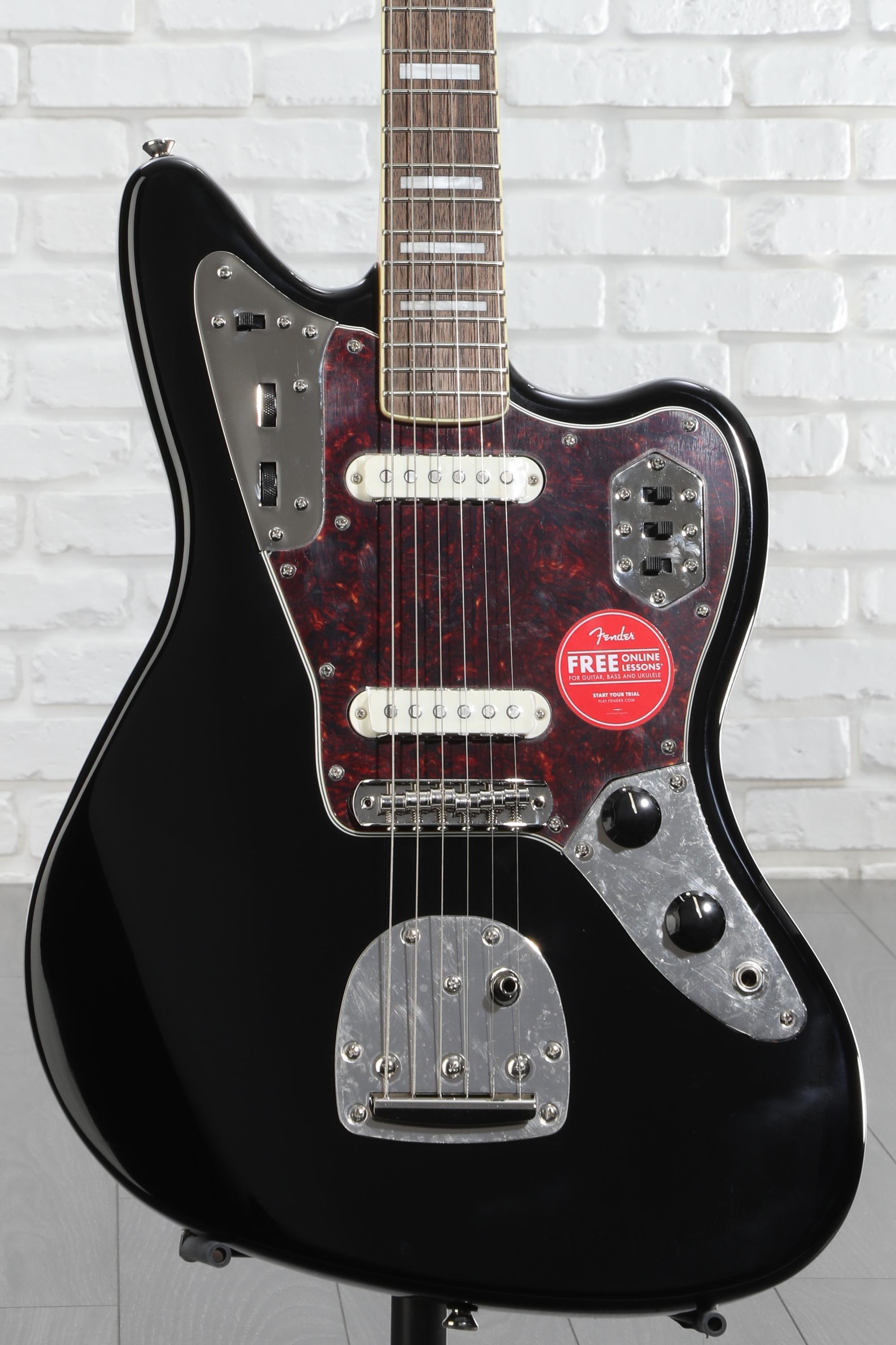 Squier Classic Vibe '70s Jaguar - Black Reviews | Sweetwater