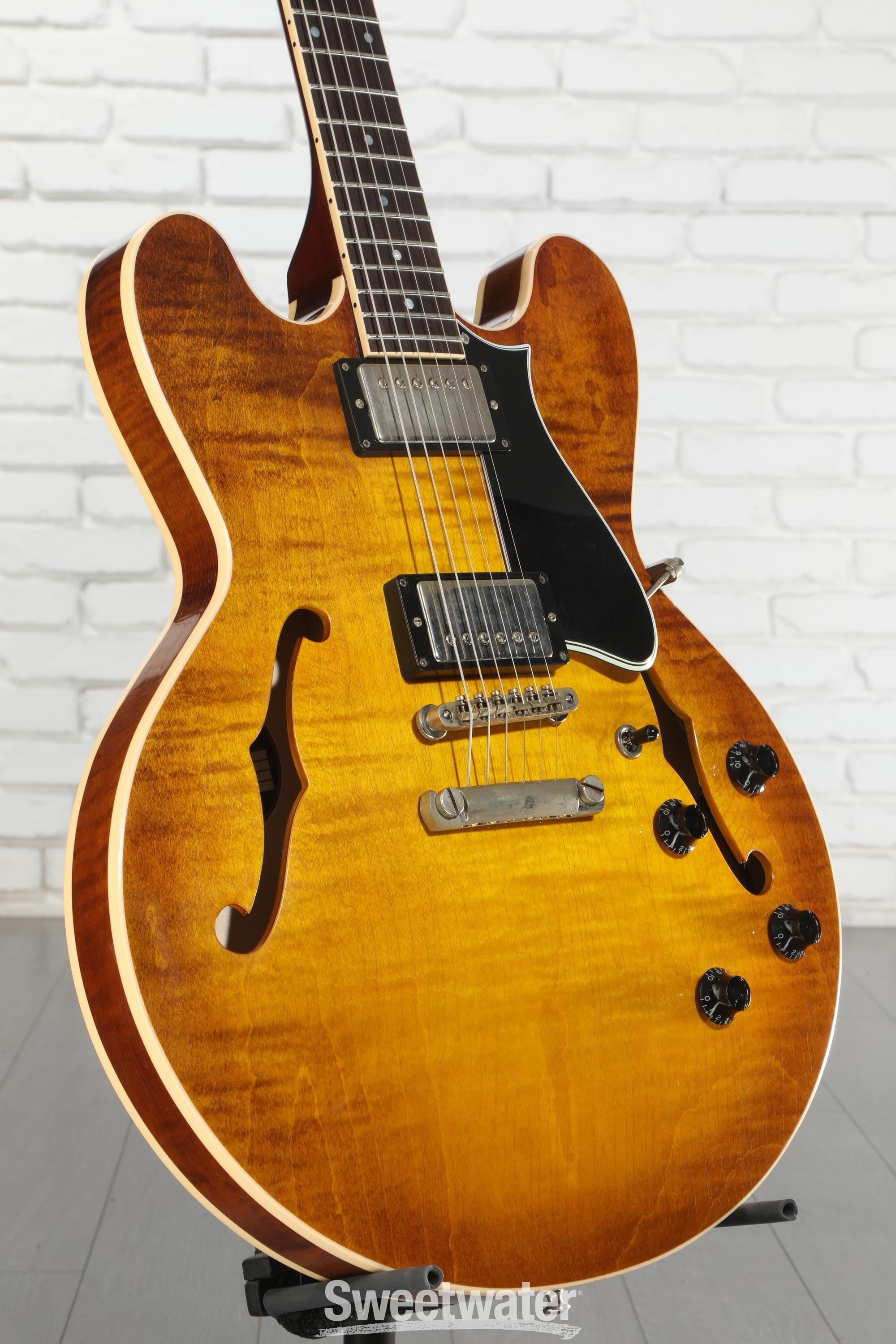Heritage Artisan Aged H-535 Electric Guitar - Dirty Lemon Burst