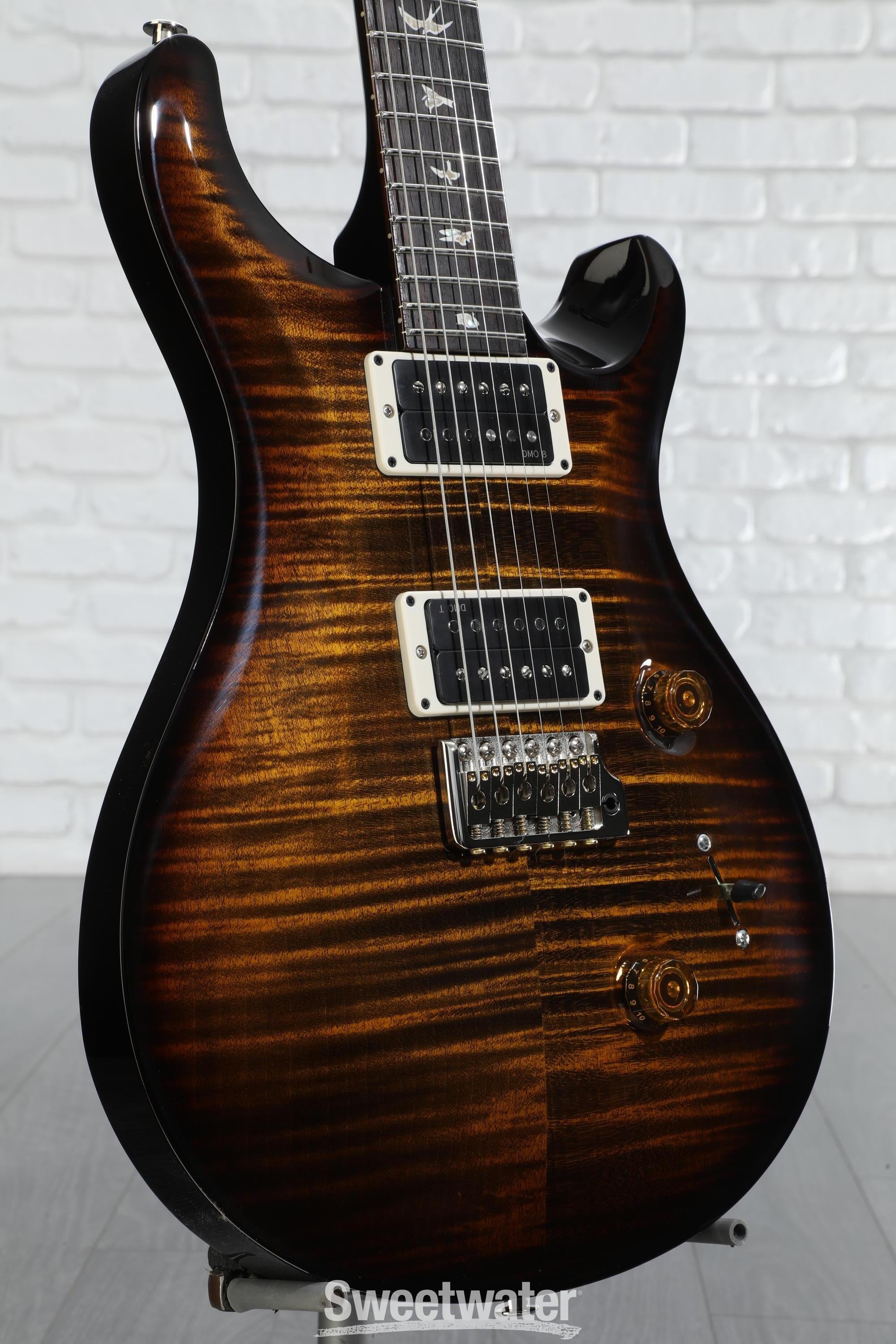 PRS Custom 24 Electric Guitar - Black Gold Wraparound Burst