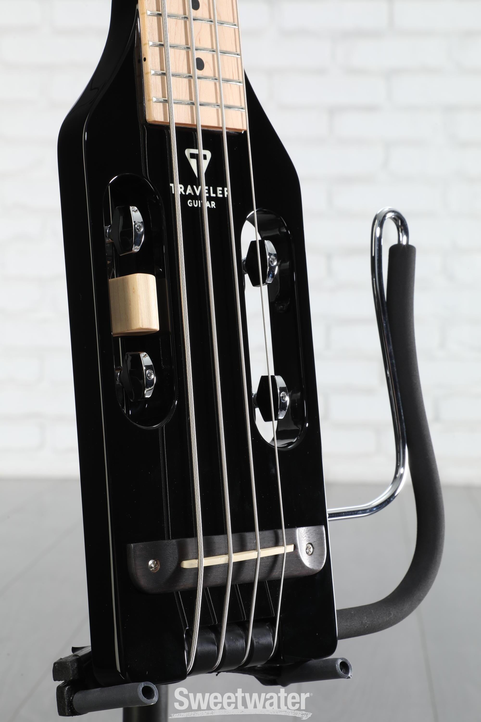 Traveler Guitar Ultra-Light Bass Guitar - Gloss Black | Sweetwater