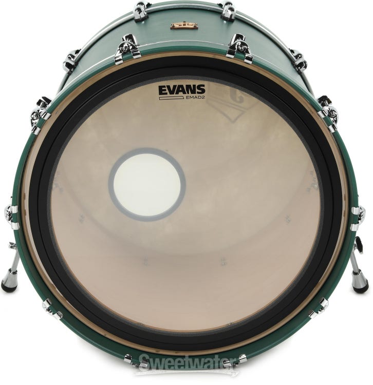 SJC Custom Drums Tour Series Bass Drum - 18 x 22-inch - Autumn Hunter -  Sweetwater Exclusive