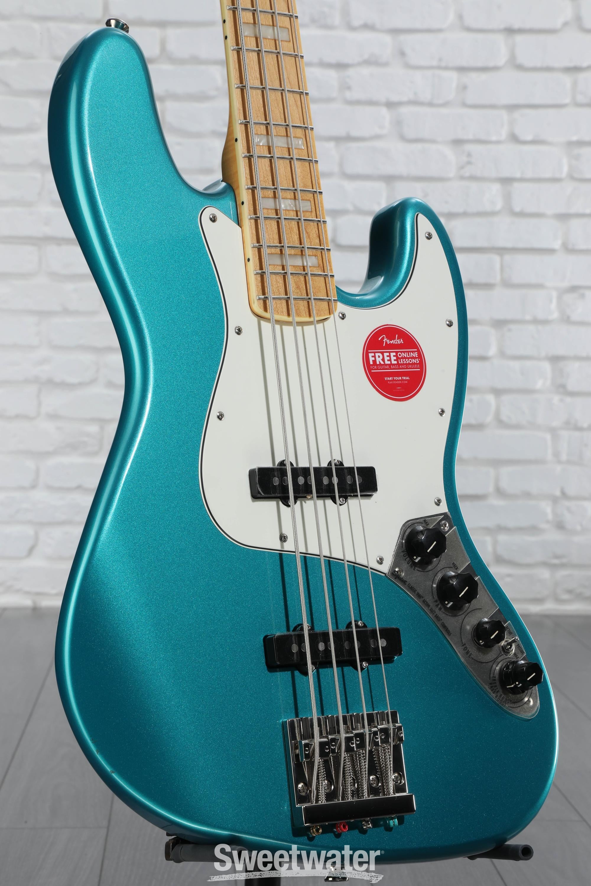 Squier Jazz Bass アクアマリン Squier Classic Vibe Active '70s Jazz Bass - Ocean Turquoise