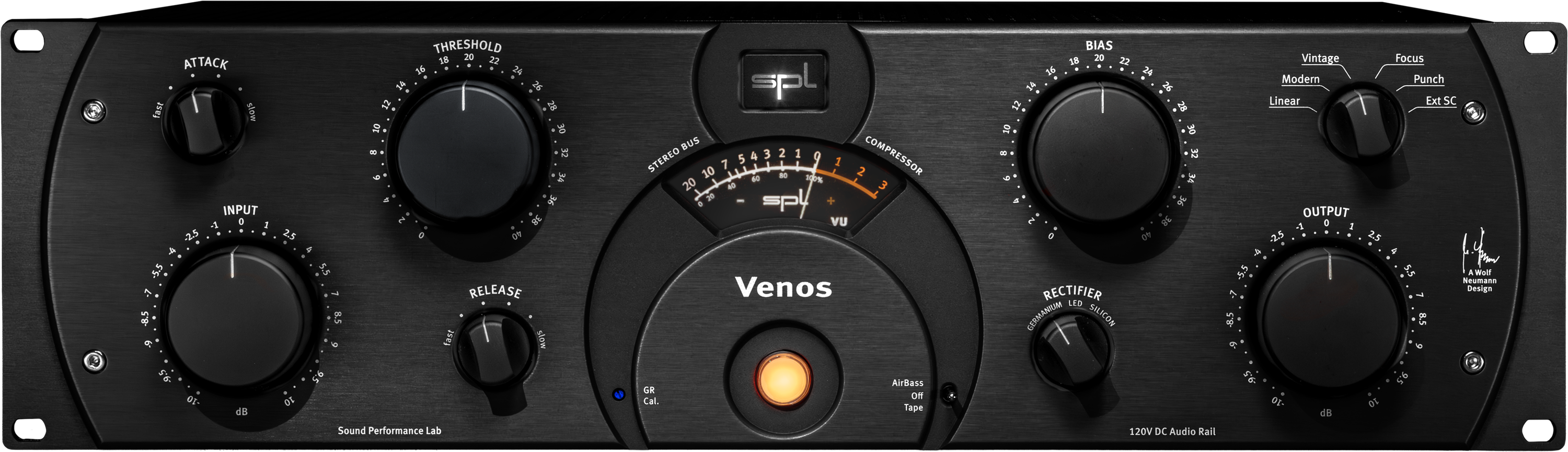 Photo of SPL Venos Stereo Tube Bus Compressor - Black