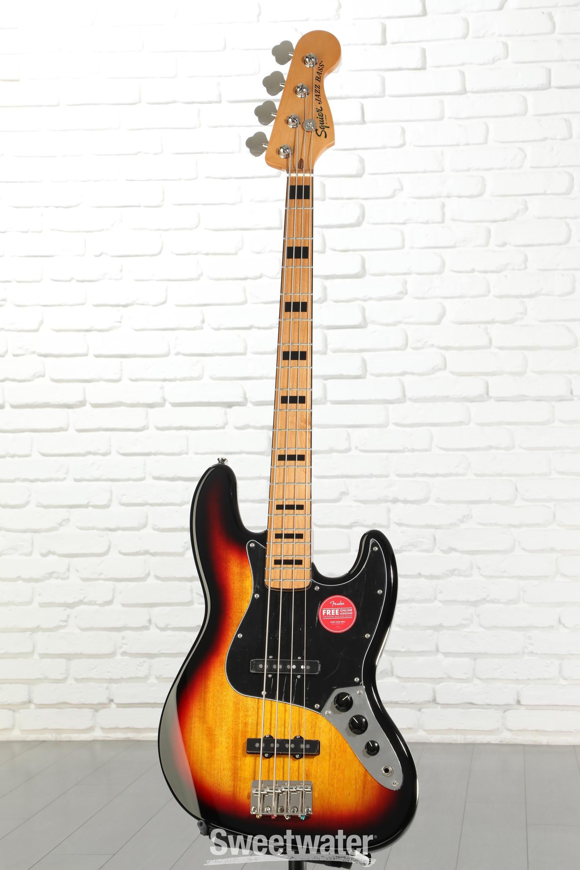 Squier Classic Vibe '70s Jazz Bass - 3-Tone Sunburst | Sweetwater
