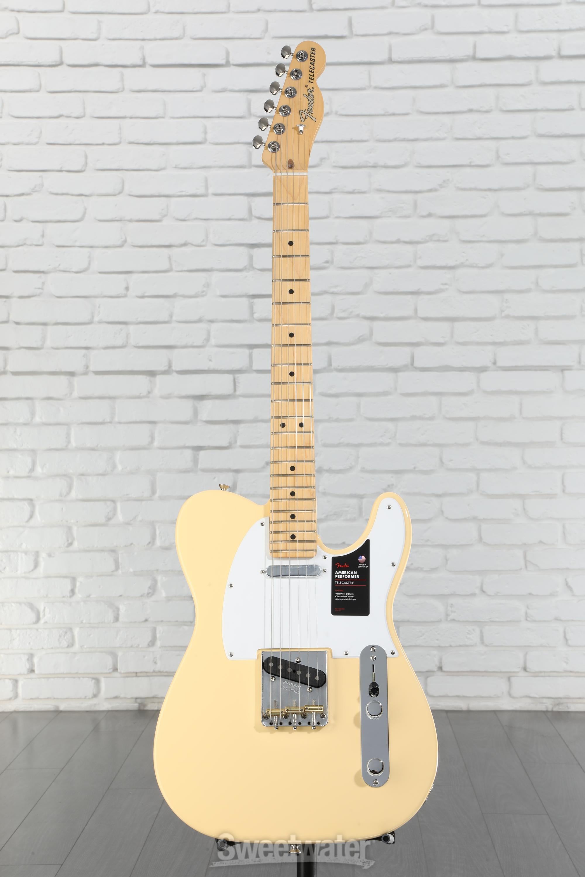 美品 FENDER American Performer Telecaster Fender American Performer Telecaster - Vintage White with