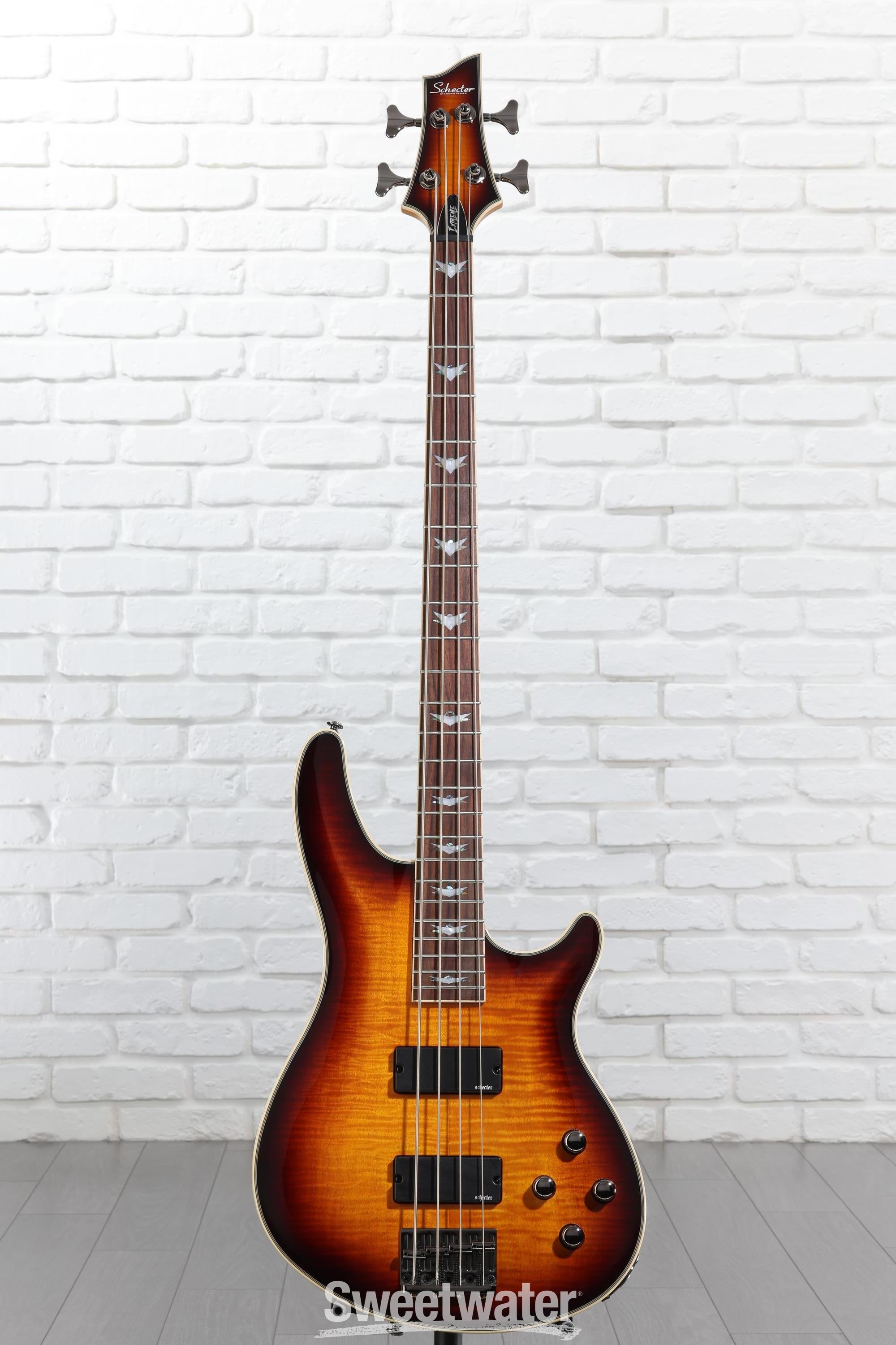 Schecter Omen Extreme-4 Bass Guitar - Vintage Sunburst | Sweetwater