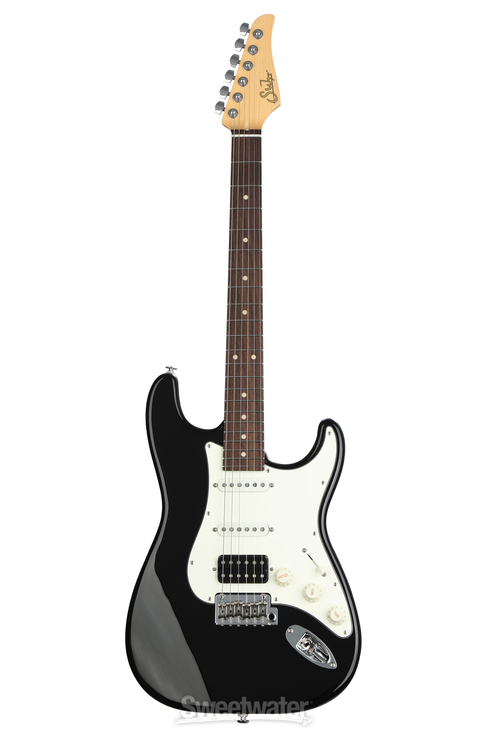 Suhr Classic S エレキギター ブラック HSS Suhr Classic S Electric Guitar - Black, HSS | Sweetwater