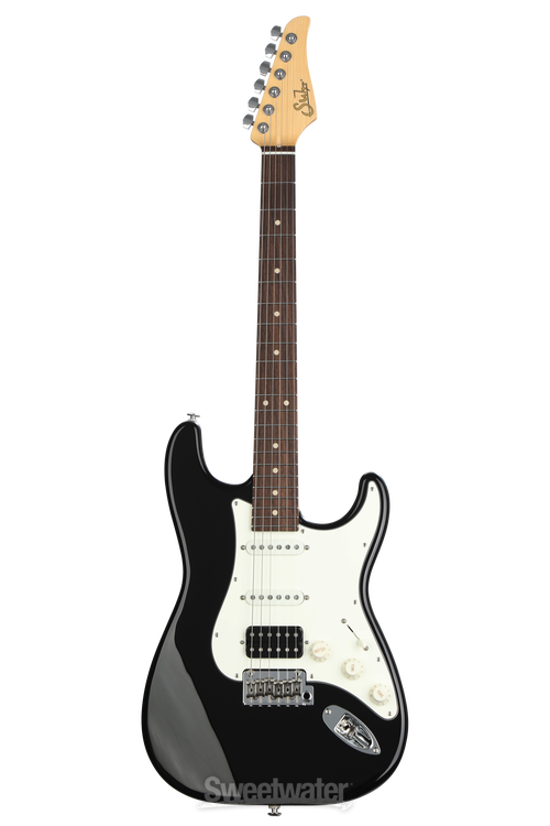 Suhr Classic S Electric Guitar - Black, HSS | Sweetwater