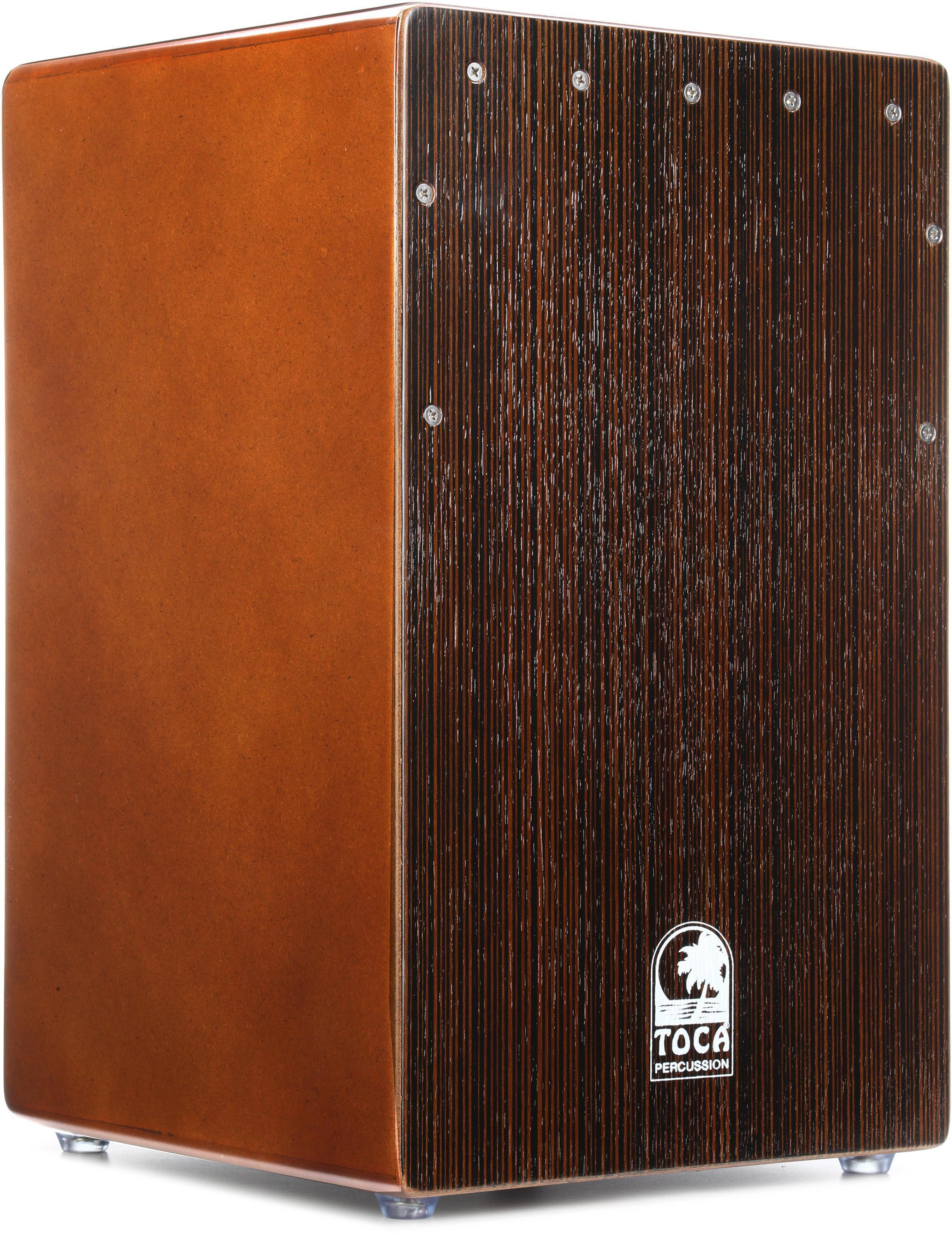 Photo of Toca Percussion Workhorse Cajon - Dark Walnut