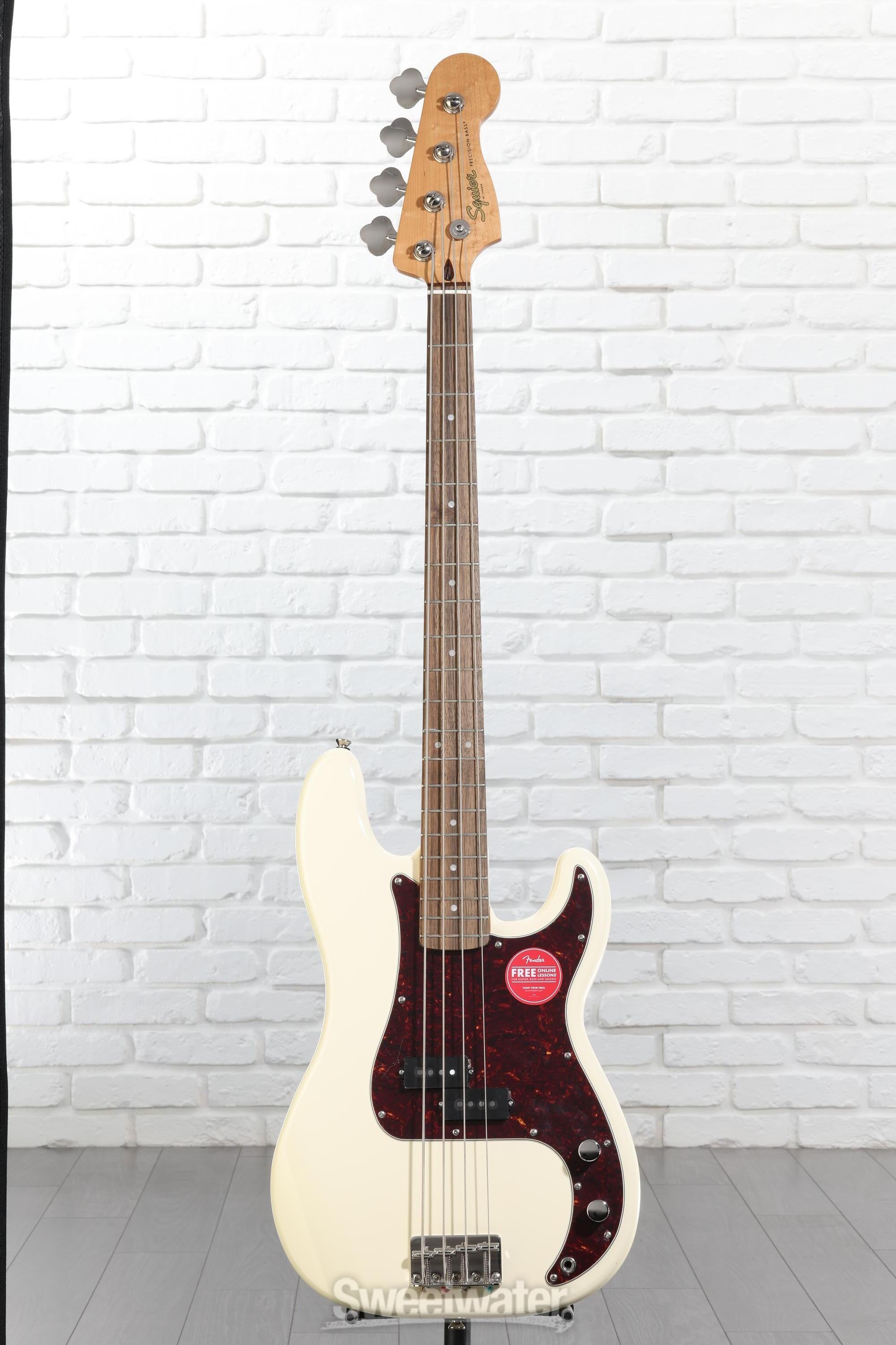 Squier Classic Vibe '60s Precision Bass - Olympic White | Sweetwater