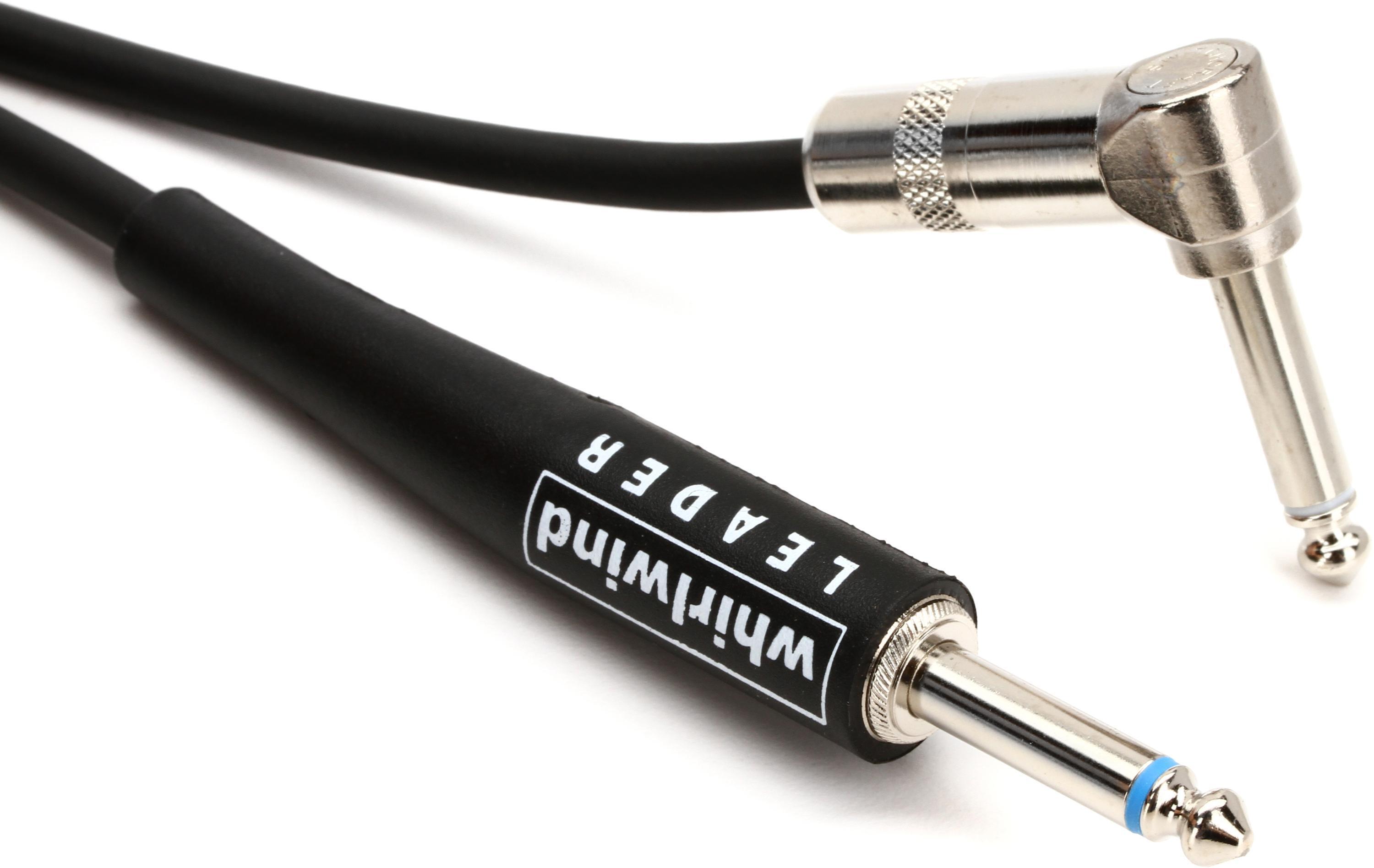 Photo of Whirlwind L15R Straight to Right Angle Instrument Cable - 15 foot