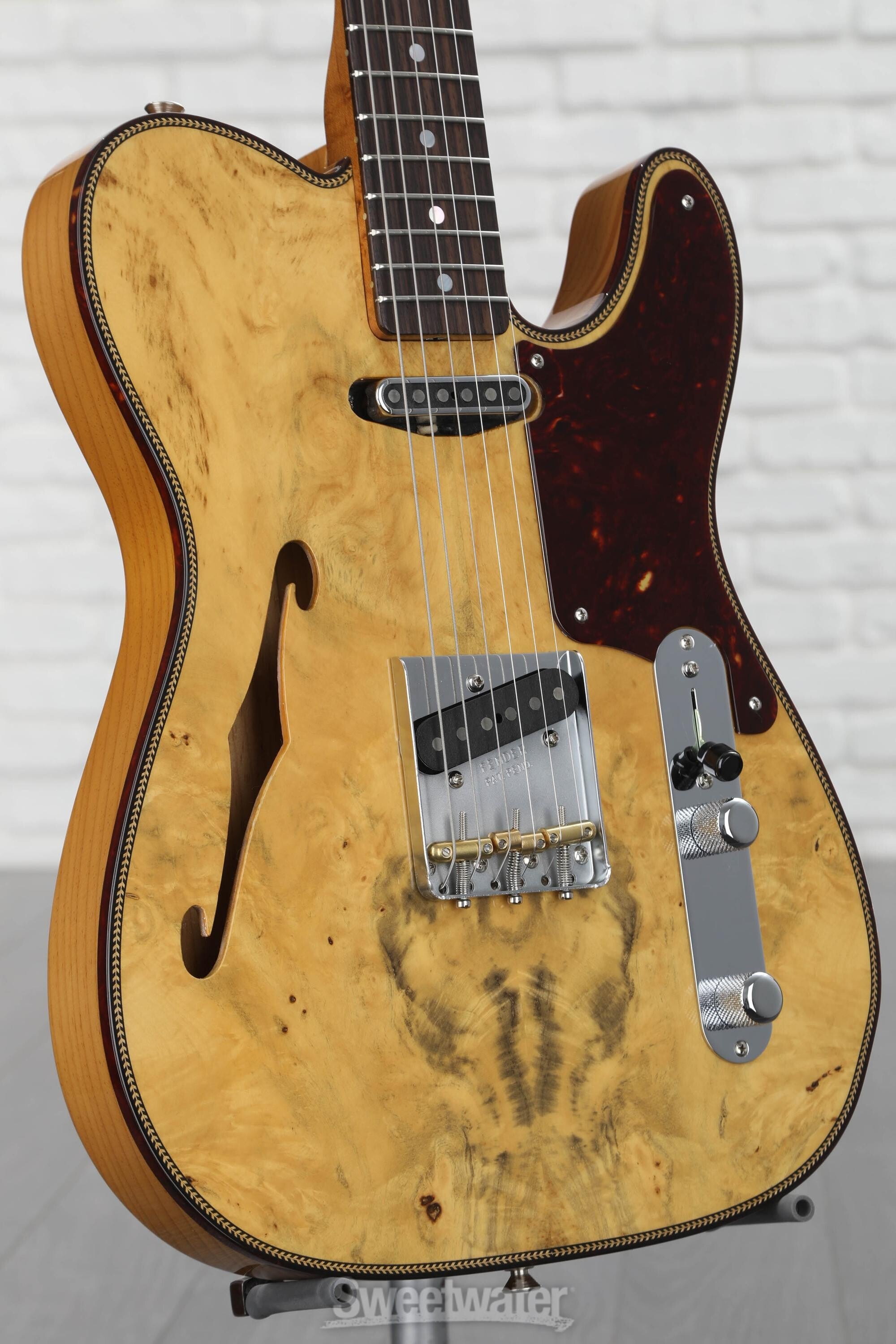 Fender Custom Shop Artisan Buckeye Double Esquire NOS - Aged Natural