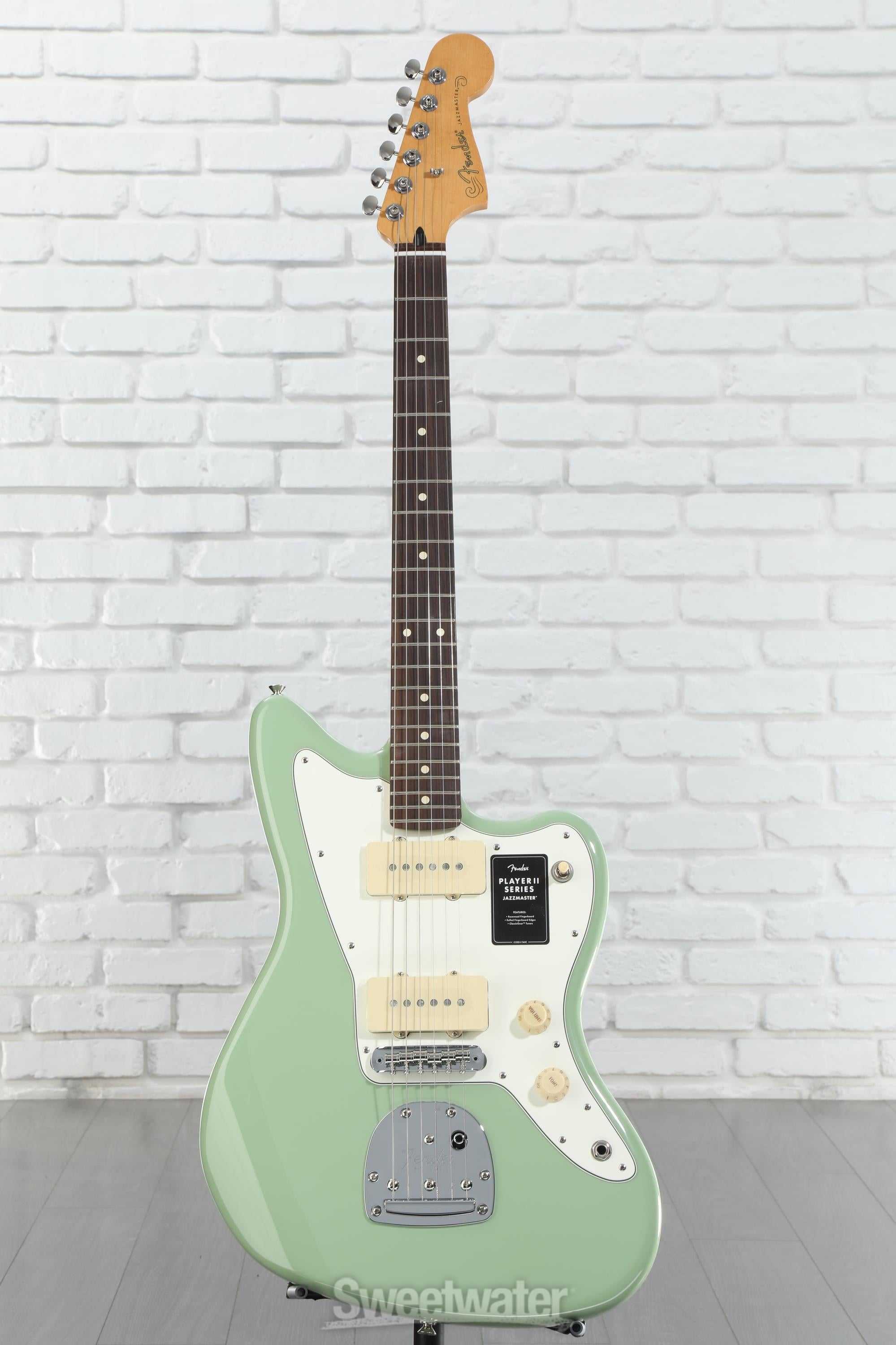 HardRlic Jazzmaster Type/Hot Blade PU×2 Fender Player II Jazzmaster Electric Guitar - Birch Green